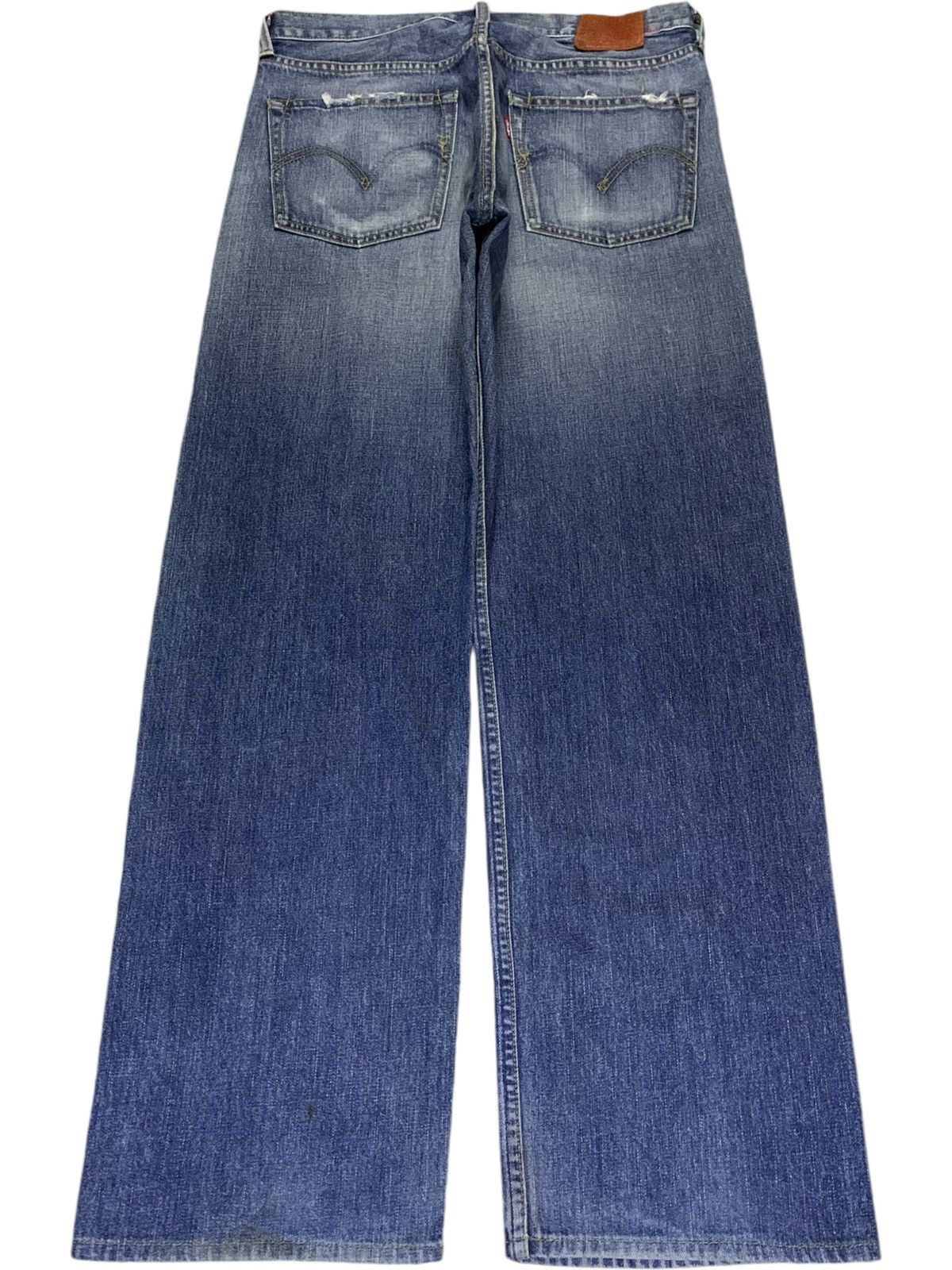 Levi's Vintage 90s Levis 503 Faded Wash Distressed Baggy Jeans Size US 31 - 2 Thumbnail