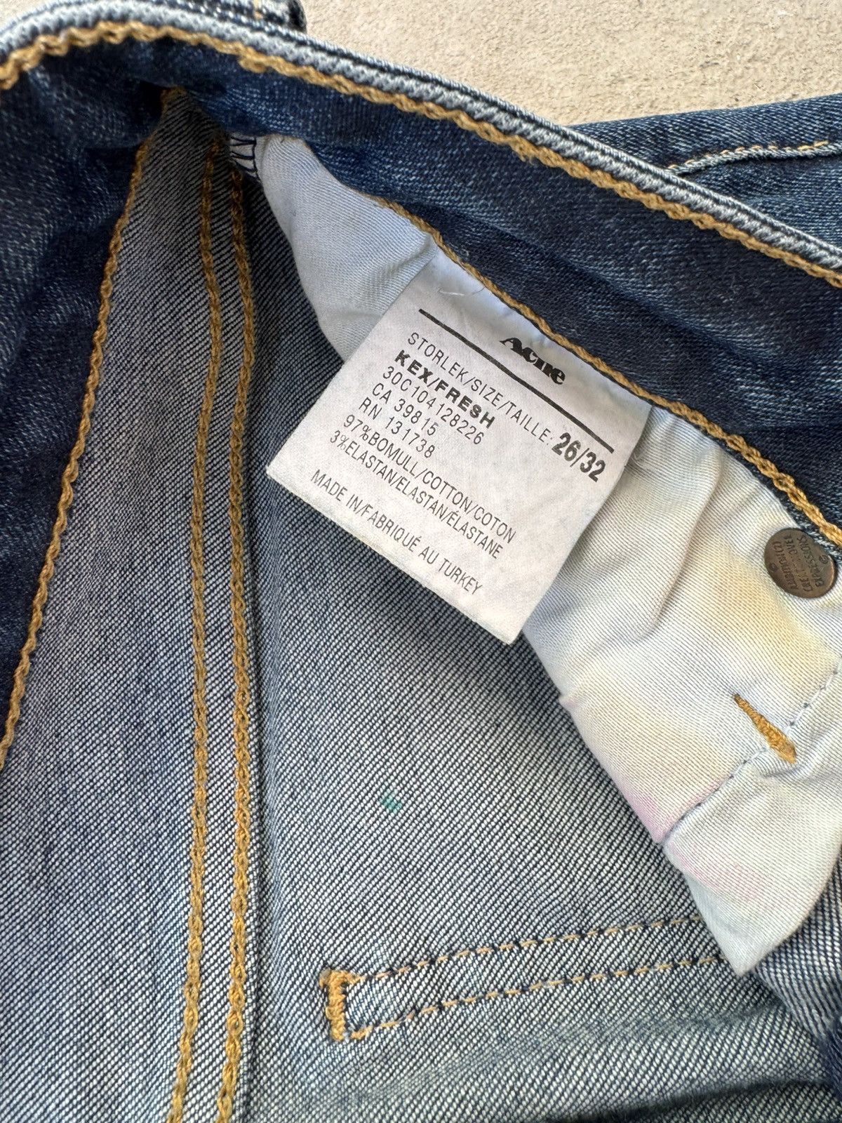 Acne Studios × Vintage Vintage Archival Acne Studios Kex Skinny Fit Jeans Size 26" / US 2 / IT 38 - 9 Thumbnail