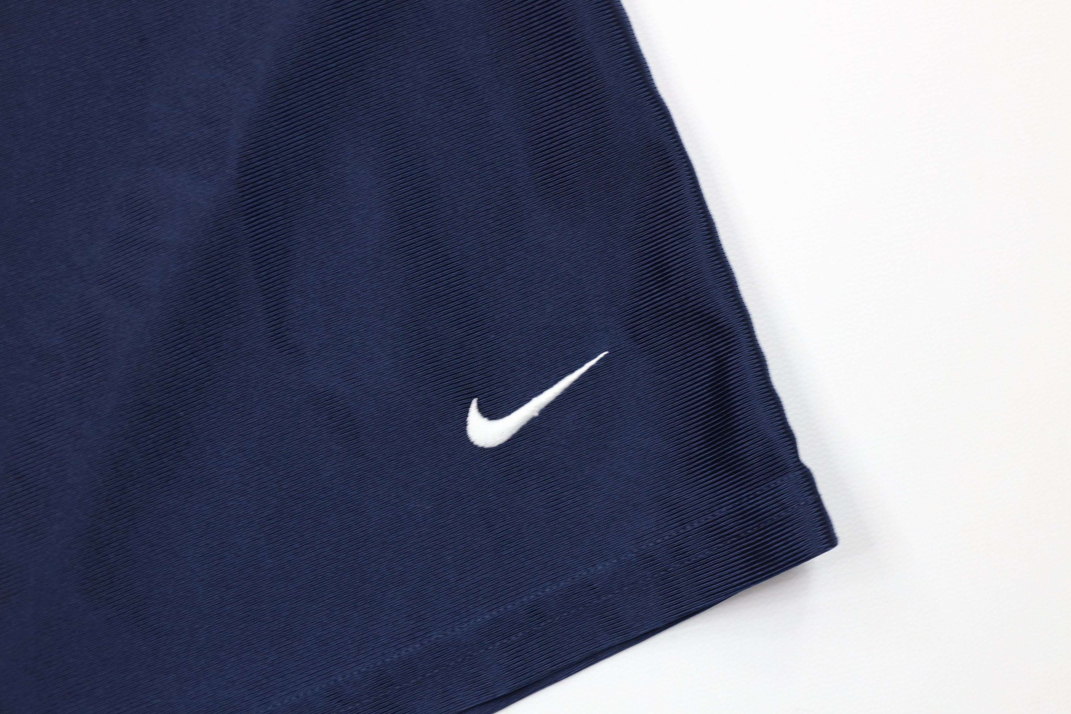 Nike Vintage 90s Y2K Nike Mini Swoosh Above Knee Shorts Blue Size US 34 / EU 50 - 5 Thumbnail