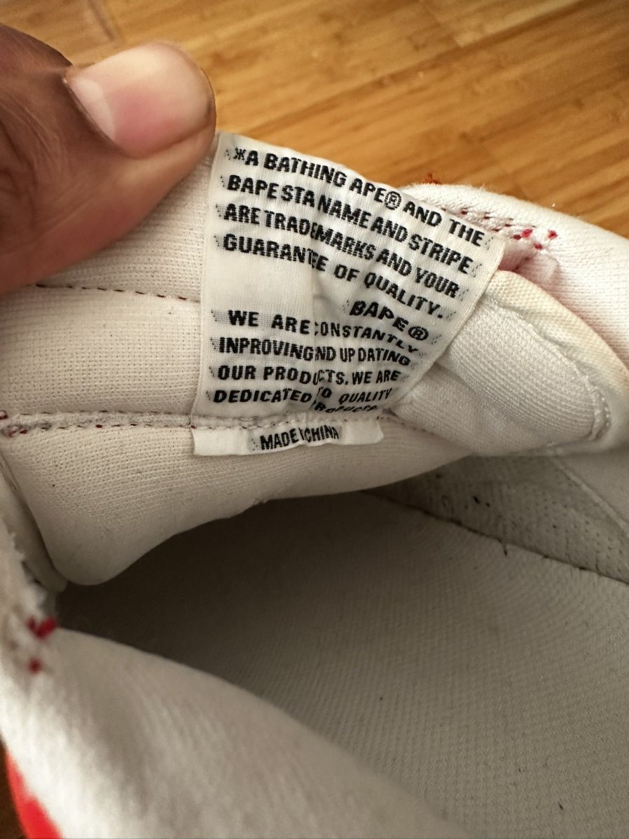 Bape Bapesta (nigo era) Size US 10 / EU 43 - 6 Thumbnail