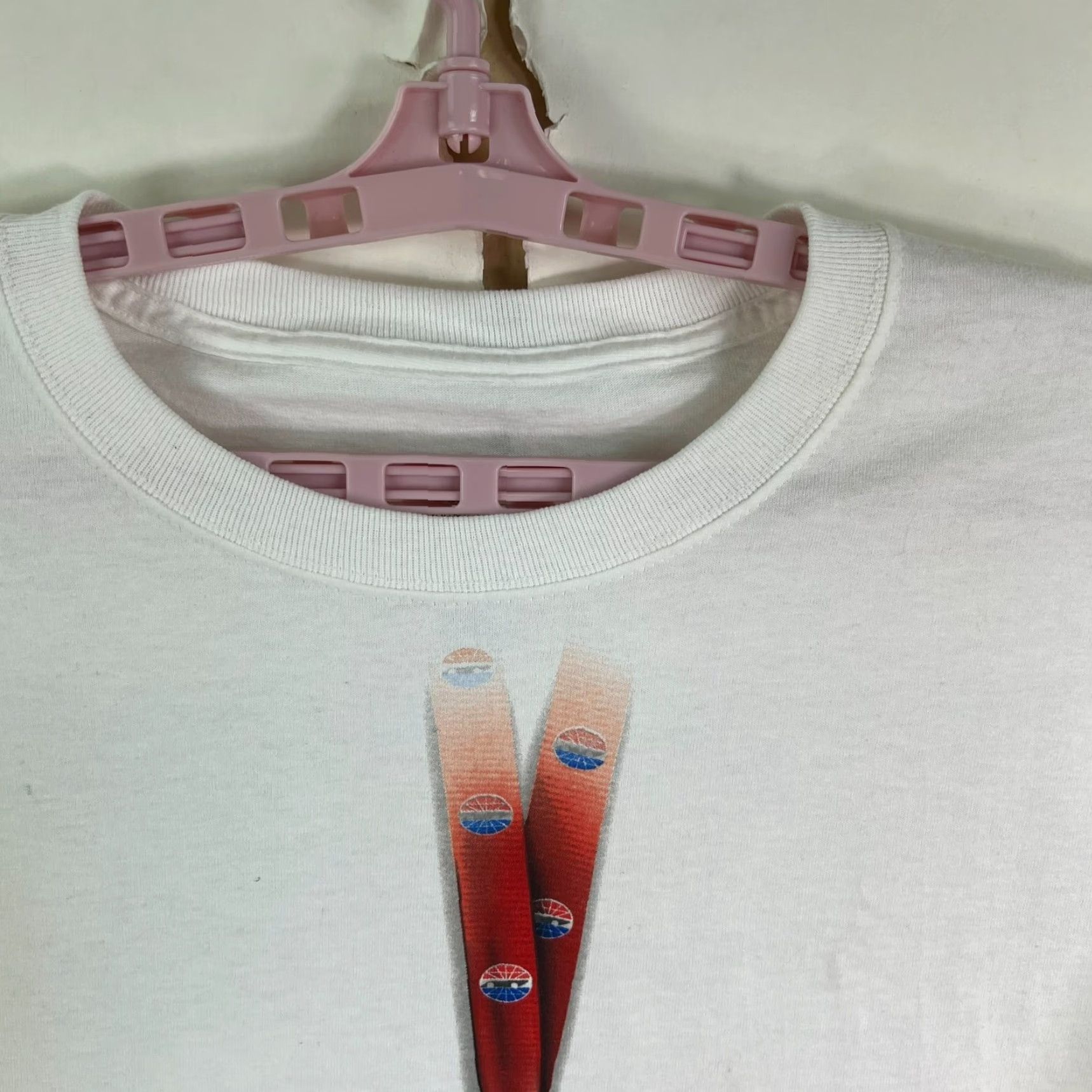 Fruit Of The Loom VINTAGE Fruit of the Loom All American Race Tour All Access T Shirt Mens XL White Size US XL / EU 56 / 4 - 5 Thumbnail