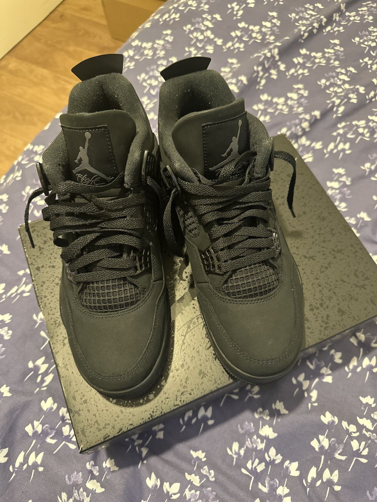 Jordan Brand Jordan 4 black cats 2025 Size US 9.5 / EU 42-43 - 14 Thumbnail