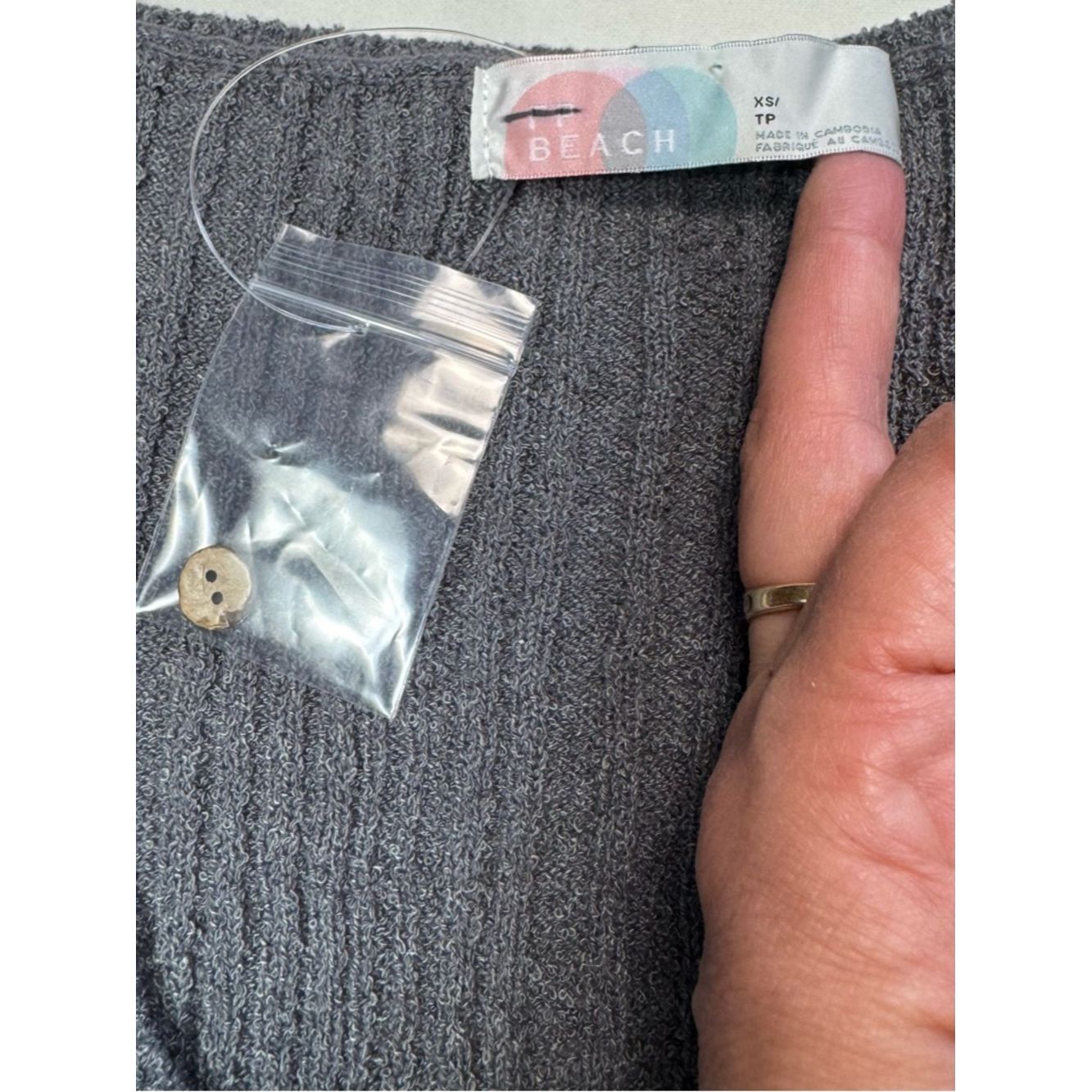 Free People New Free People Rhea Sweater Set In Smoked Pearls Size XS Size XS / US 0-2 / IT 36-38 - 7 Thumbnail