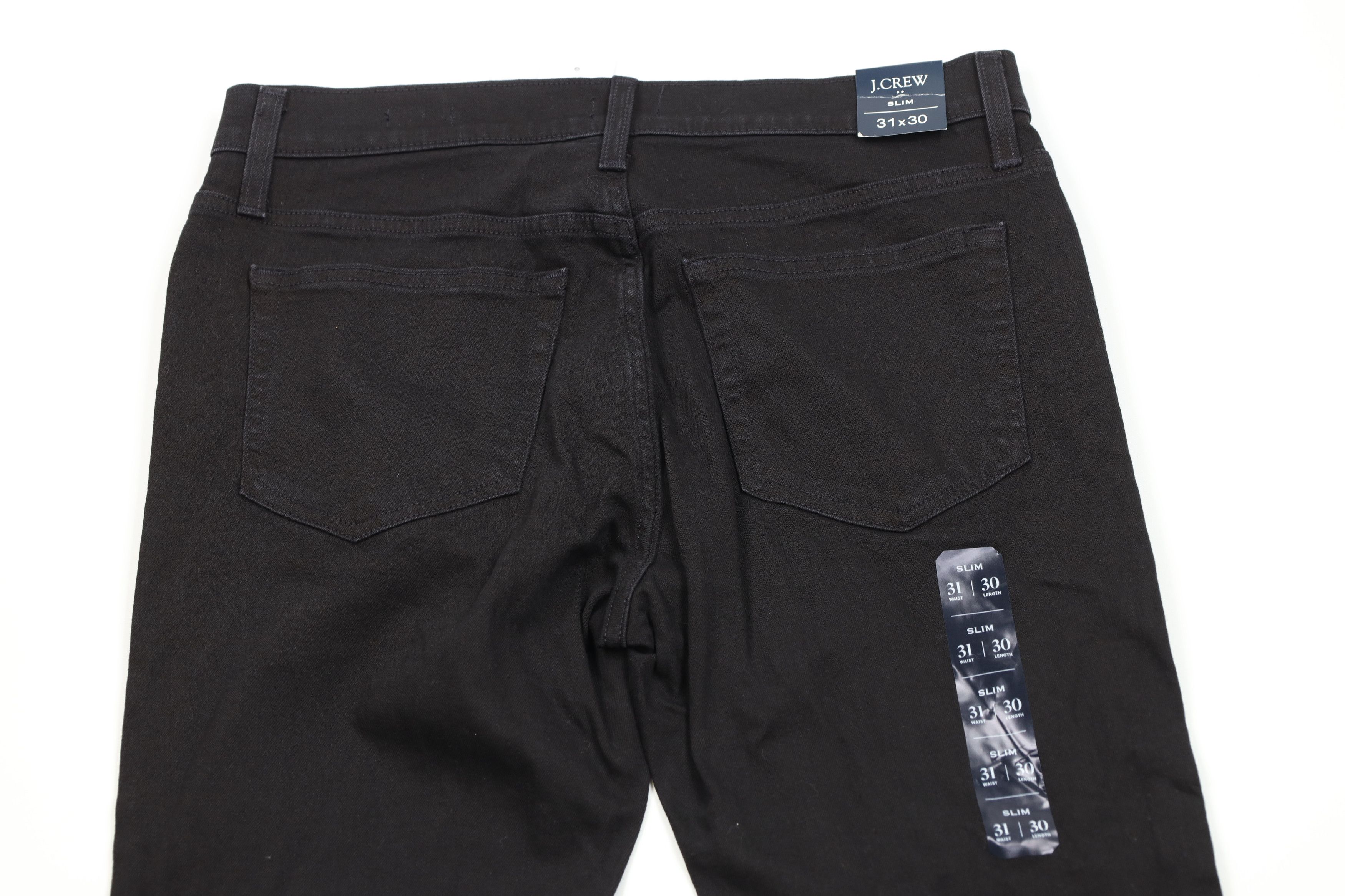 J.Crew New J Crew Slim Fit Flex Straight Leg Denim Jeans Black Size US 31 - 10 Thumbnail