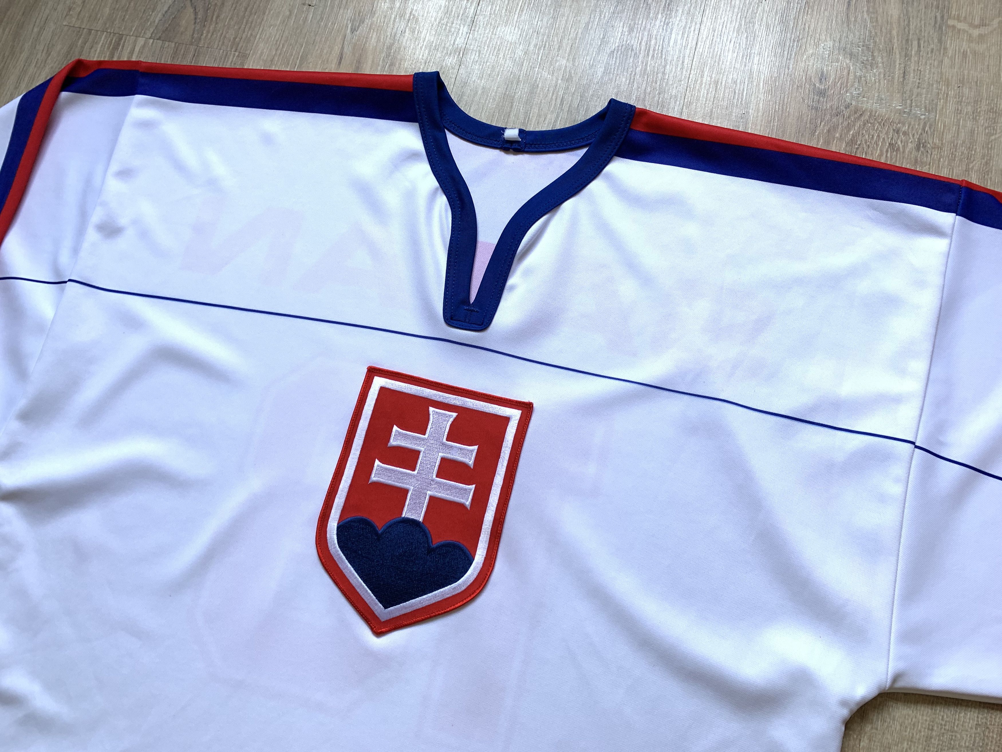 NHL × Vintage Vintage Slovakia Miroslav Satan #18 Hockey Jersey Size US L / EU 52-54 / 3 - 2 Thumbnail