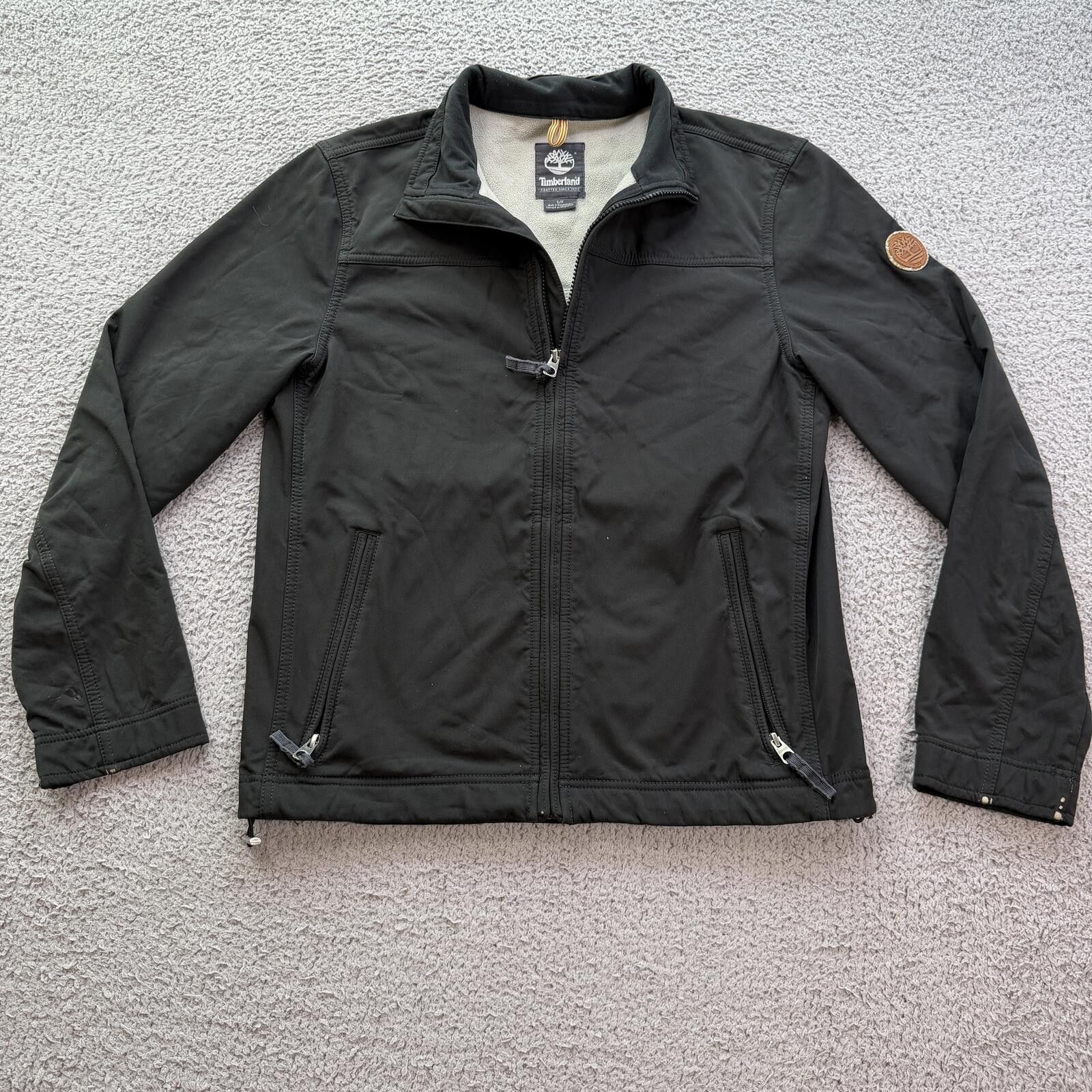 Timberland Timberland Black Softshell Jacket Fleece Outdoor Coat Mens S Size US S / EU 44-46 / 1 - 1 Thumbnail