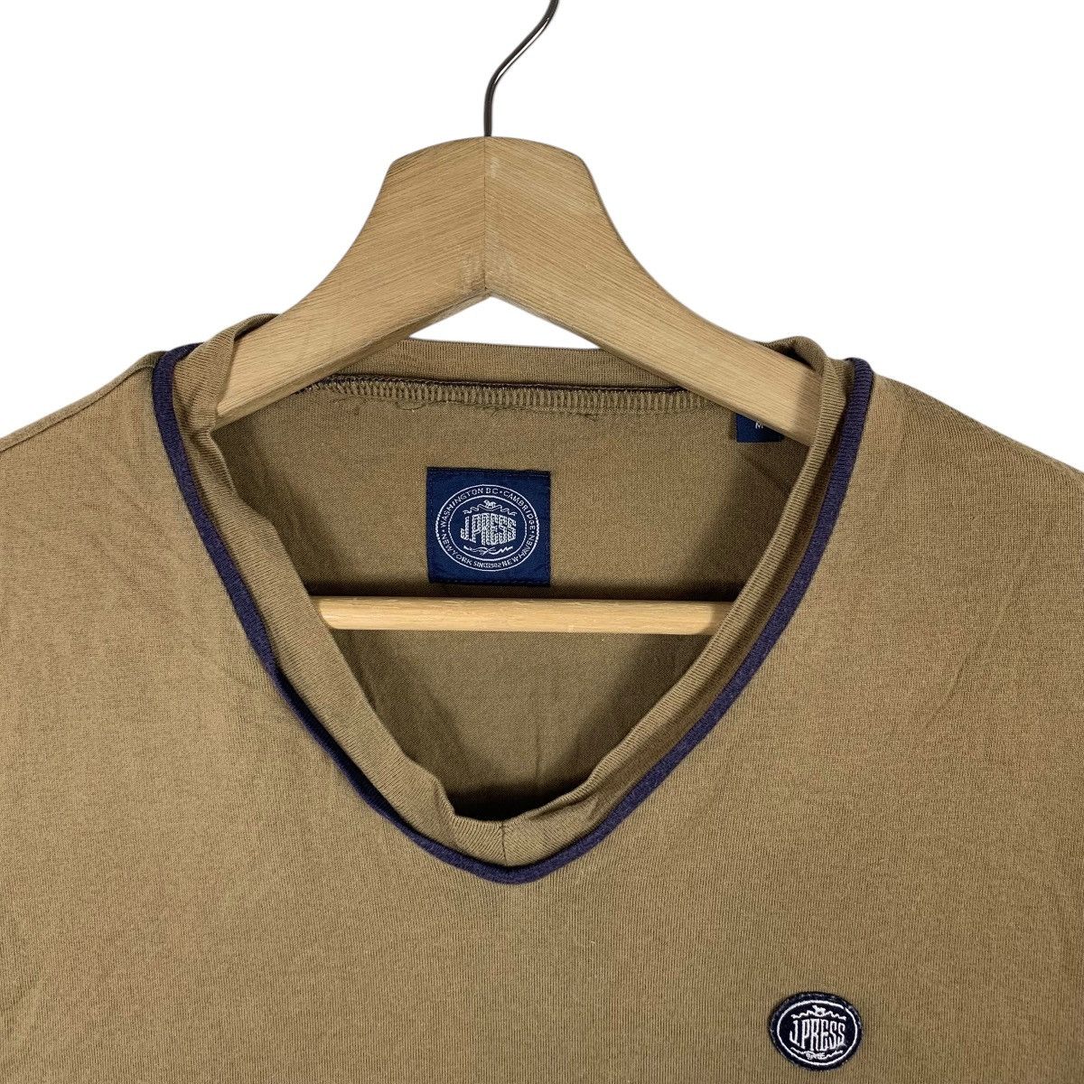 J. Press Vintage J. PRESS CAMBRIDGE Natural Sun Faded Tee Shirt Top Size US M / EU 48-50 / 2 - 4 Thumbnail
