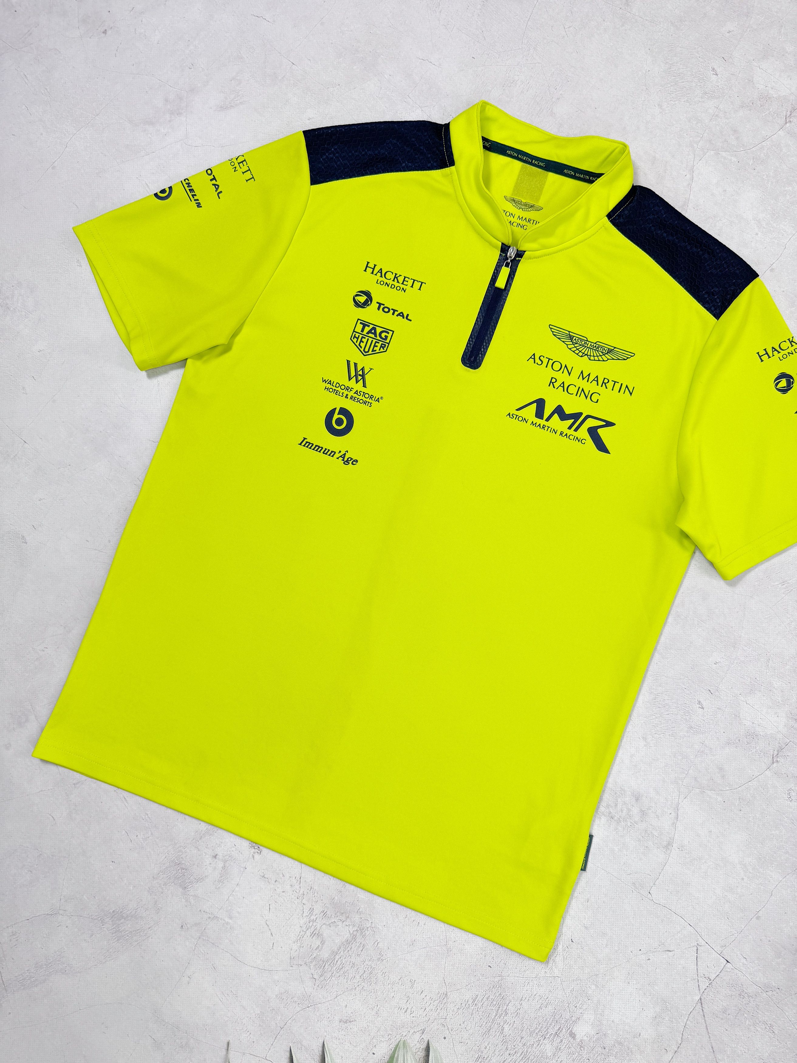 Hackett Aston Martin Racing F1 Team Polo T-Shirt by Hacket London Size US L / EU 52-54 / 3 - 2 Thumbnail