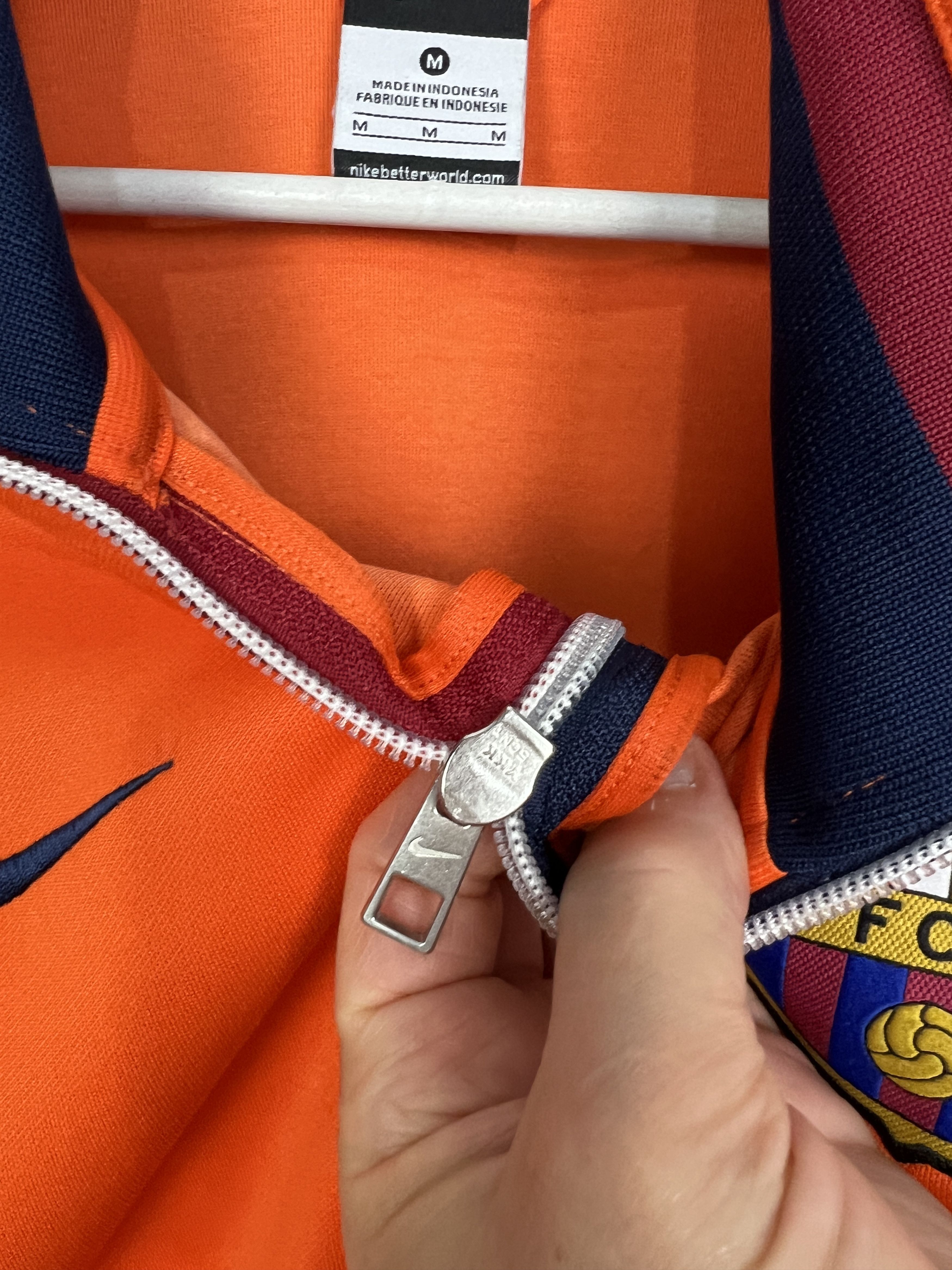 Nike Vintage Nike FC Barcelona Football Jacket Soccer Track Top Size US M / EU 48-50 / 2 - 4 Thumbnail