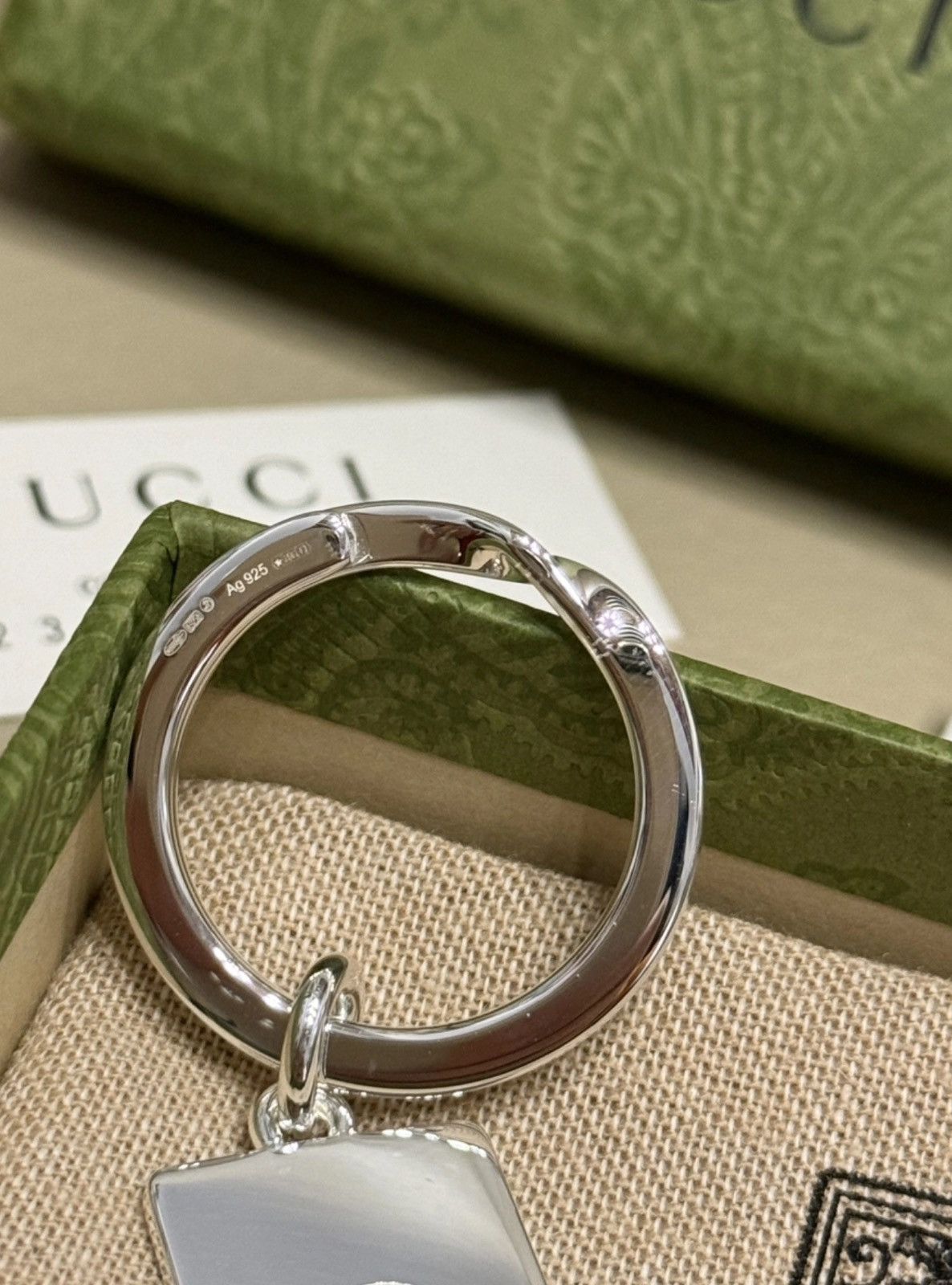 Gucci Keyring Gucci silver 925 Size ONE SIZE - 8 Thumbnail