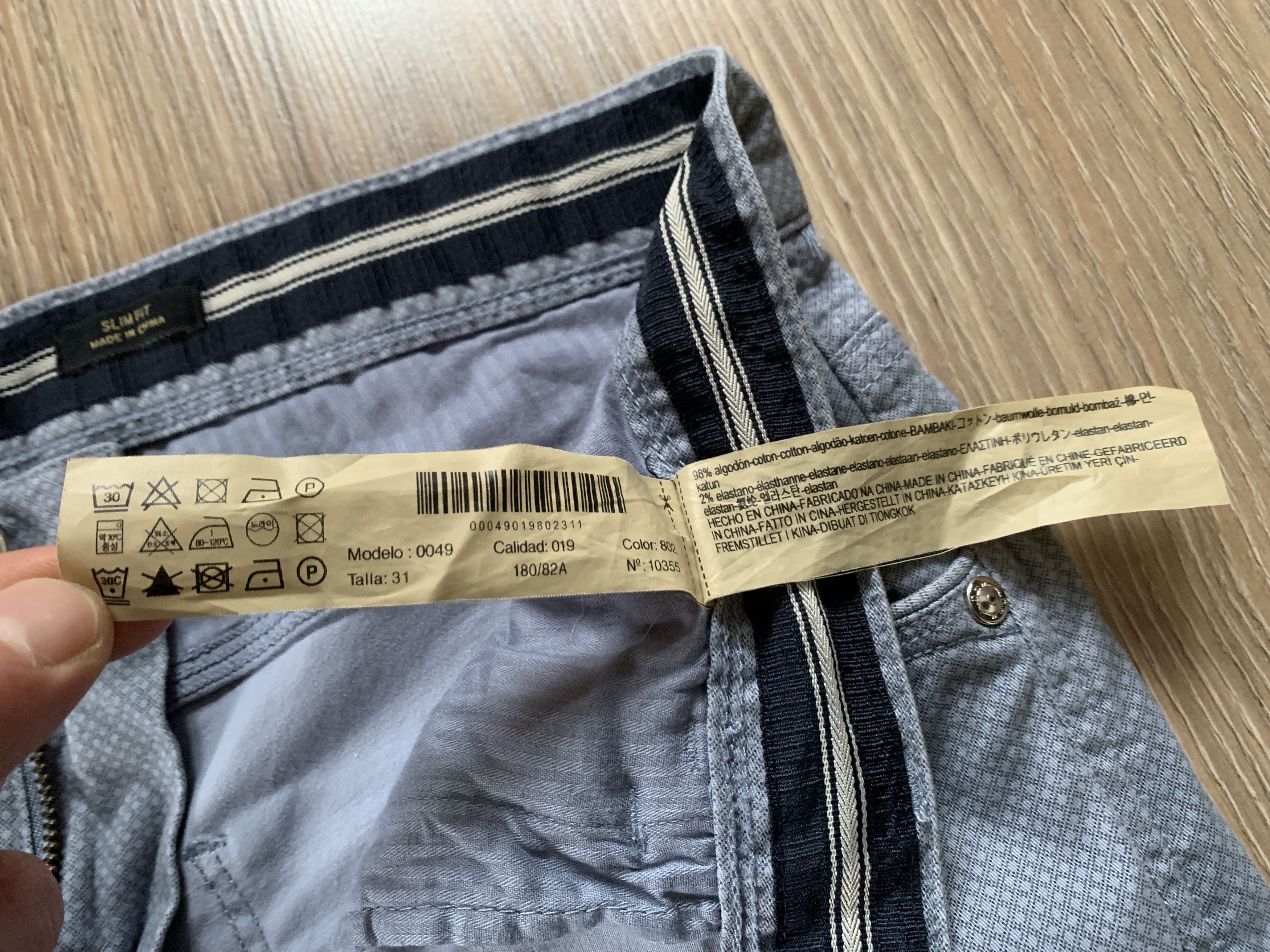 Designer × Massimo Dutti Massimo Dutti Slim Fit Casual Cotton Pants Size US 31 - 10 Thumbnail