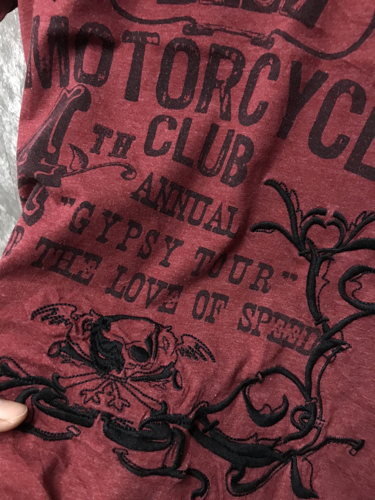 Affliction × Ed Hardy × Southpole Affliction Southpole Skull Wing Y2K Graphic Tee Size US XL / EU 56 / 4 - 3 Thumbnail