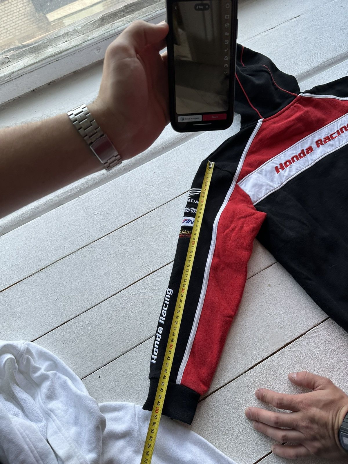 Vintage VNTG🚨RARE Racing HONDA CASTROL AKRAPOVICH ZIP Size M / US 6-8 / IT 42-44 - 14 Thumbnail