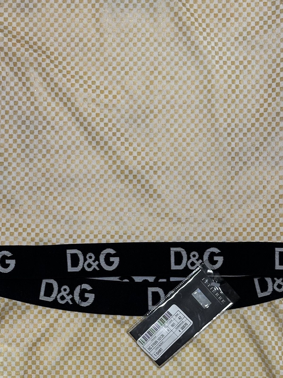 Dolce & Gabbana D&G 1995 Checkered Logo Trim Top and Midi Skirt Set Up Size M / US 6-8 / IT 42-44 - 3 Thumbnail