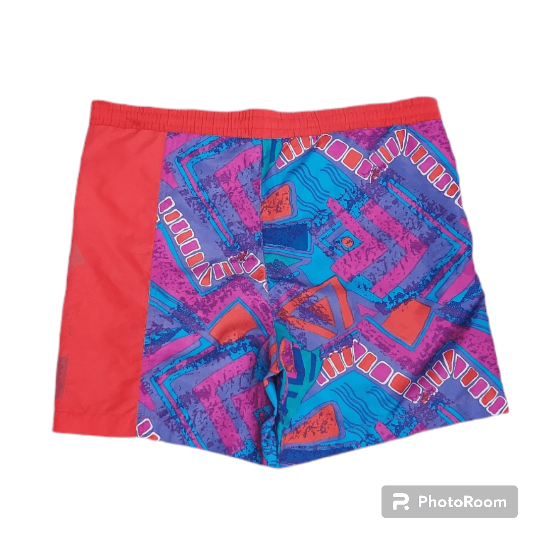 Nike × Vintage 💥Vintage 90's Nike Abstract Shorts💥 Size US 33 - 2 Thumbnail
