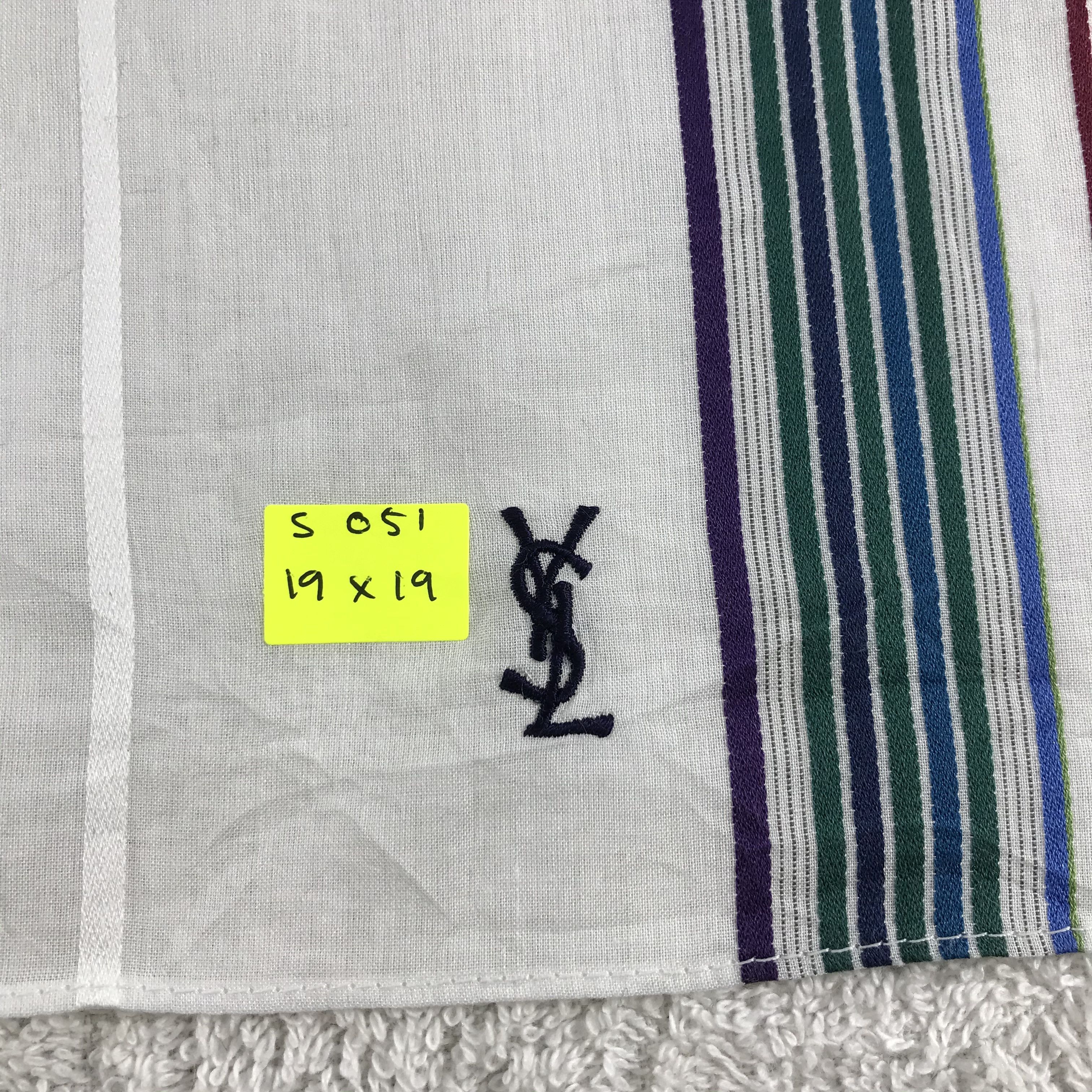 Vintage × Yves Saint Laurent Yves Saint Laurent Bandana / Handkerchief /Neckerchief -S051 Size ONE SIZE - 5 Thumbnail