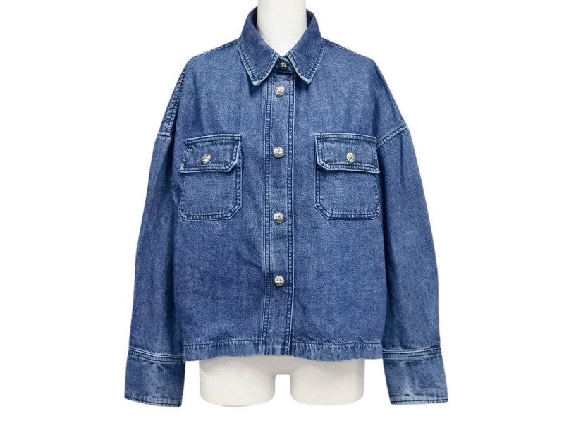 Chrome Hearts Chrome Hearts Cross Patch Denim Jacket Size US S / EU 44-46 / 1 - 1 Thumbnail