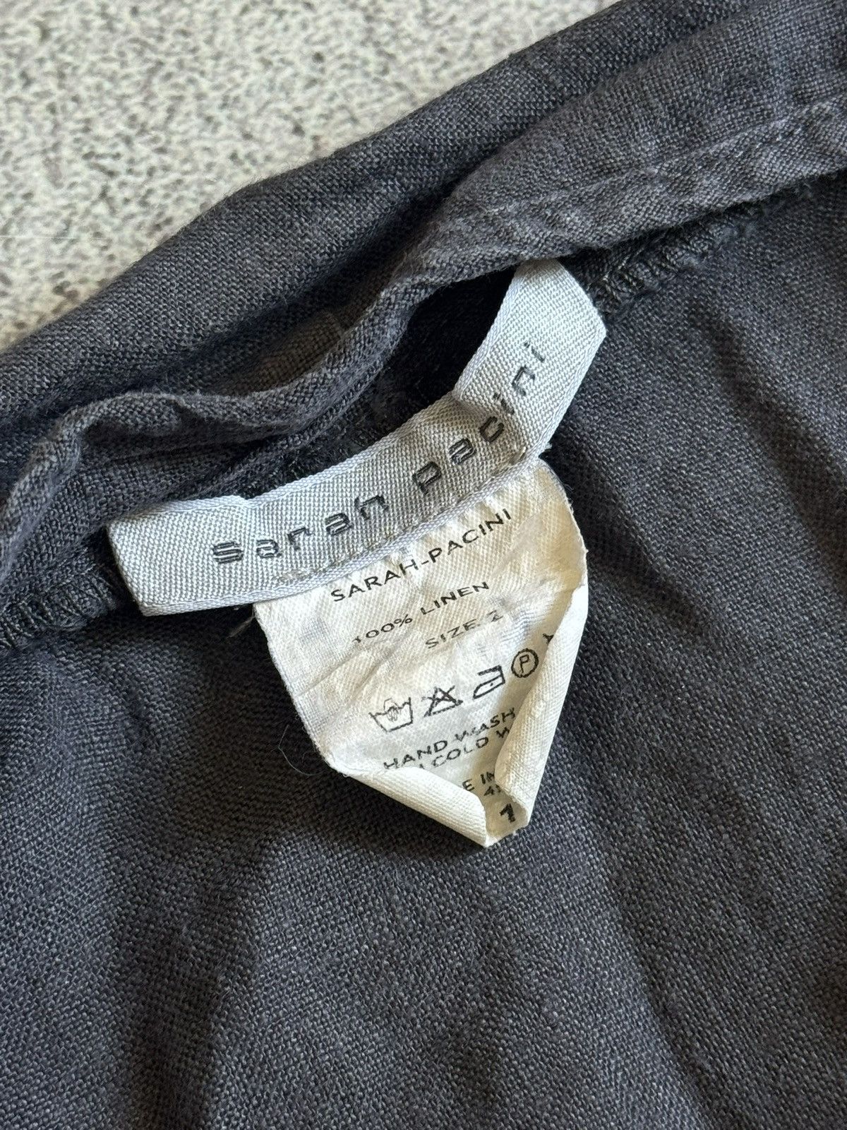Sarah Pacini Sarah Pacini 2size 100% linen shirts blouse button up Size M / US 6-8 / IT 42-44 - 5 Thumbnail