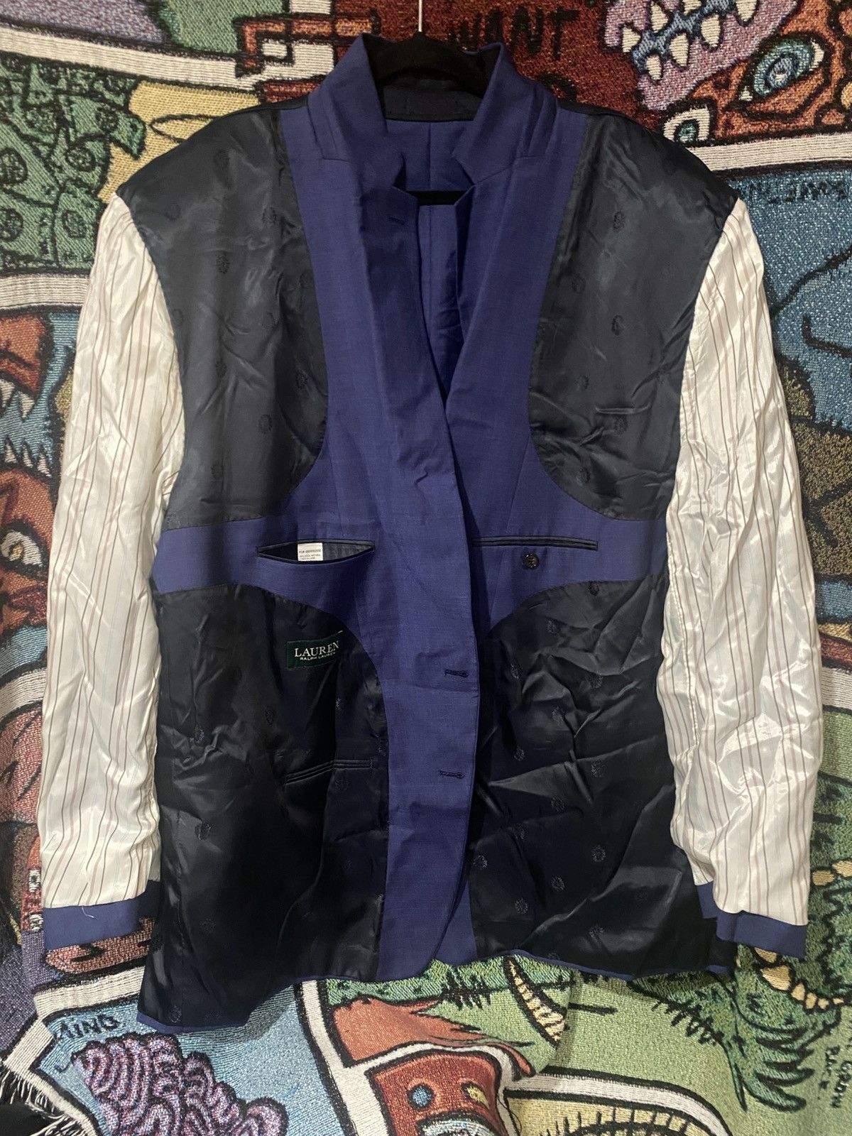 Lauren Ralph Lauren LAUREN RALPH LAUREN MEN'S BLAZER DARK BLUE / 3 TAIL 56L Size 54L - 3 Thumbnail