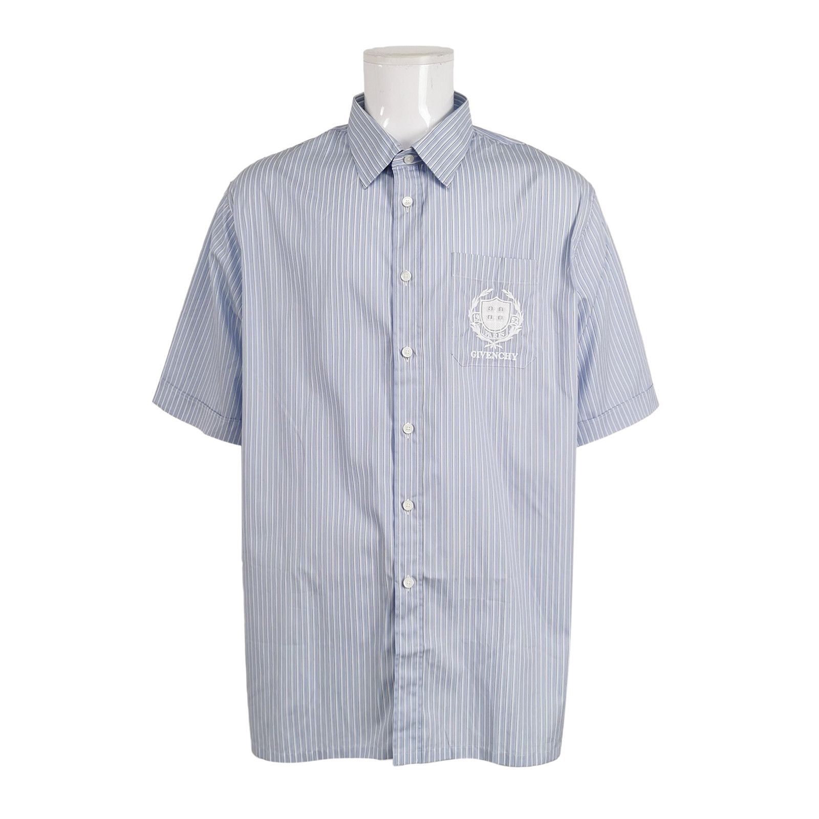 Givenchy Givenchy Striped Short-Sleeve Button-Up Shirt M Size US M / EU 48-50 / 2 - 1 Thumbnail