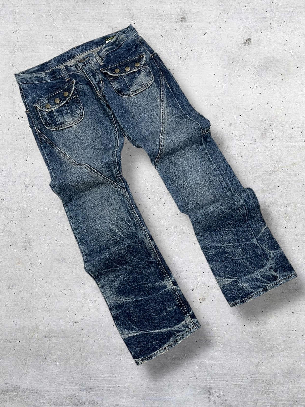 semanticdesign VINTAGE DHEART JAPAN DESIGNER 90S OG RUGGED AESTHETIC DENIM Size US 31 - 2 Thumbnail