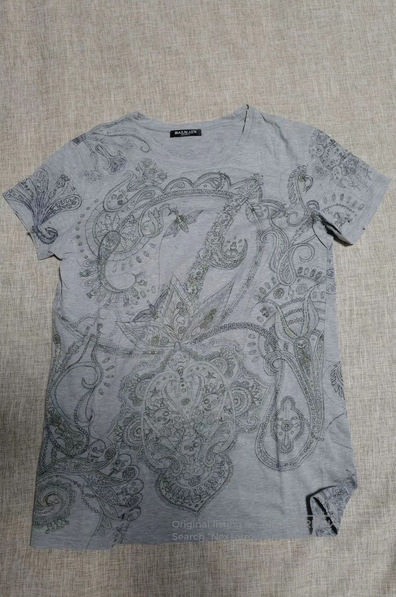 Balmain Balmain Gray Hand. Size US S / EU 44-46 / 1 - 1 Thumbnail