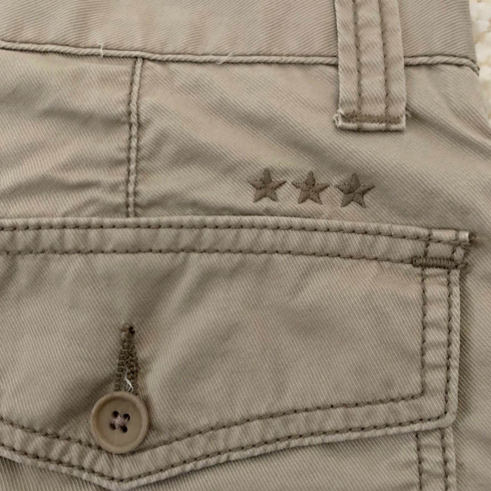 John Varvatos John Varvatos USA Shorts Mens 30 Tan Bermuda Chino Zip Closure Pockets Classic Fit Size US 30 / EU 46 - 5 Thumbnail