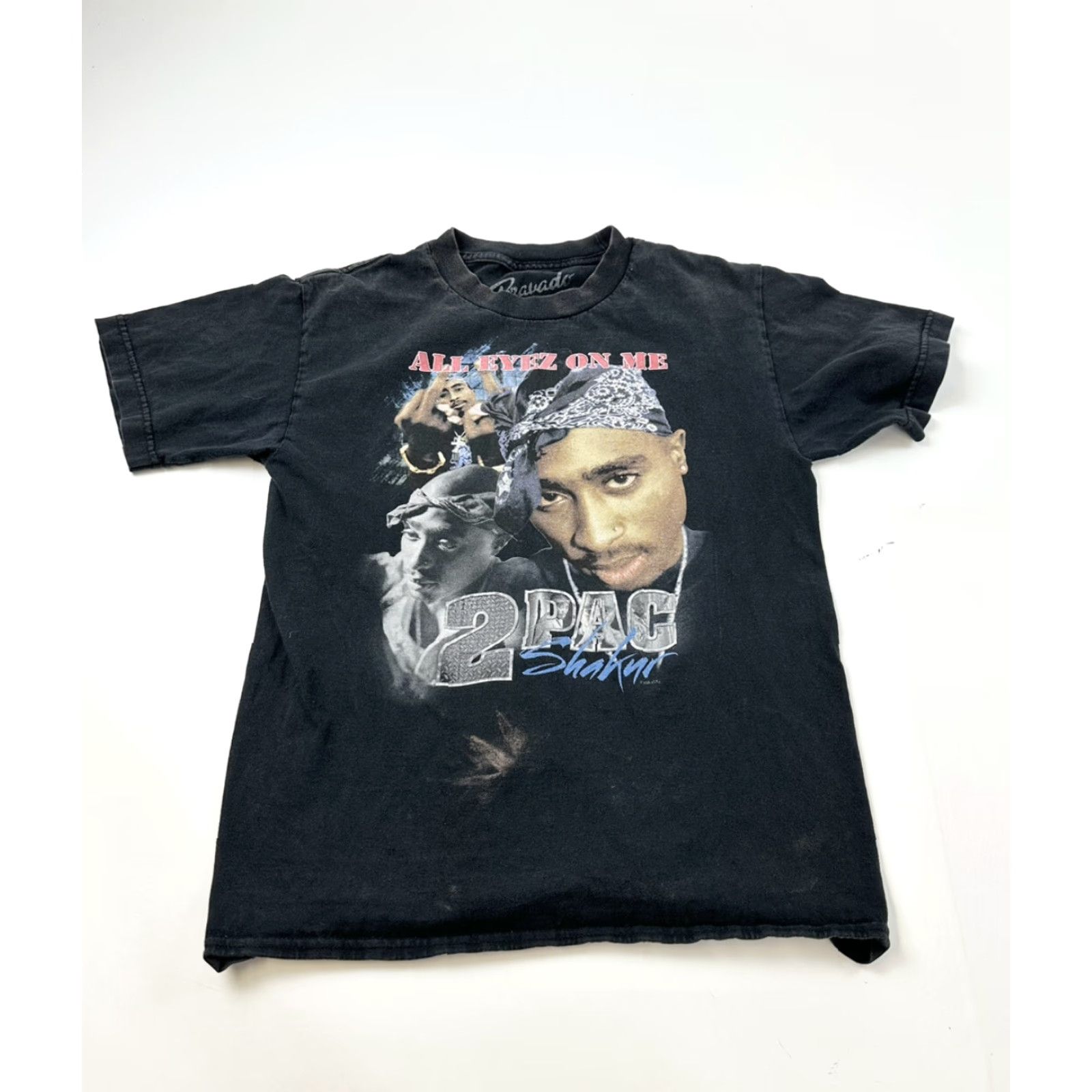 Bravado VINTAGE Tupac All Eyes On Me T Shirt Adult XS Black Size US XS / EU 42 / 0 - 2 Thumbnail