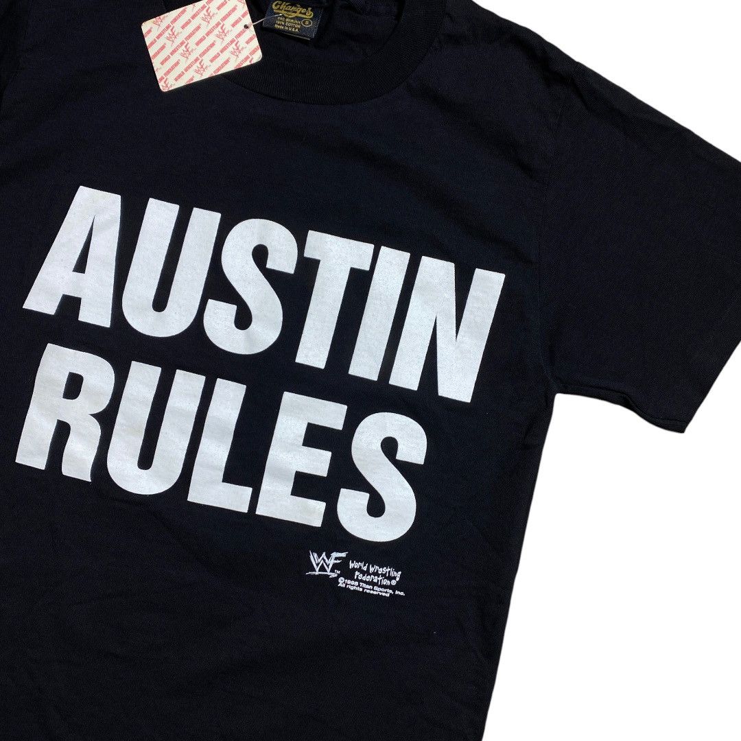 WWE NEW WWF AUSTIN RULES GOLDBERG SUCKS Size US S / EU 44-46 / 1 - 3 Thumbnail