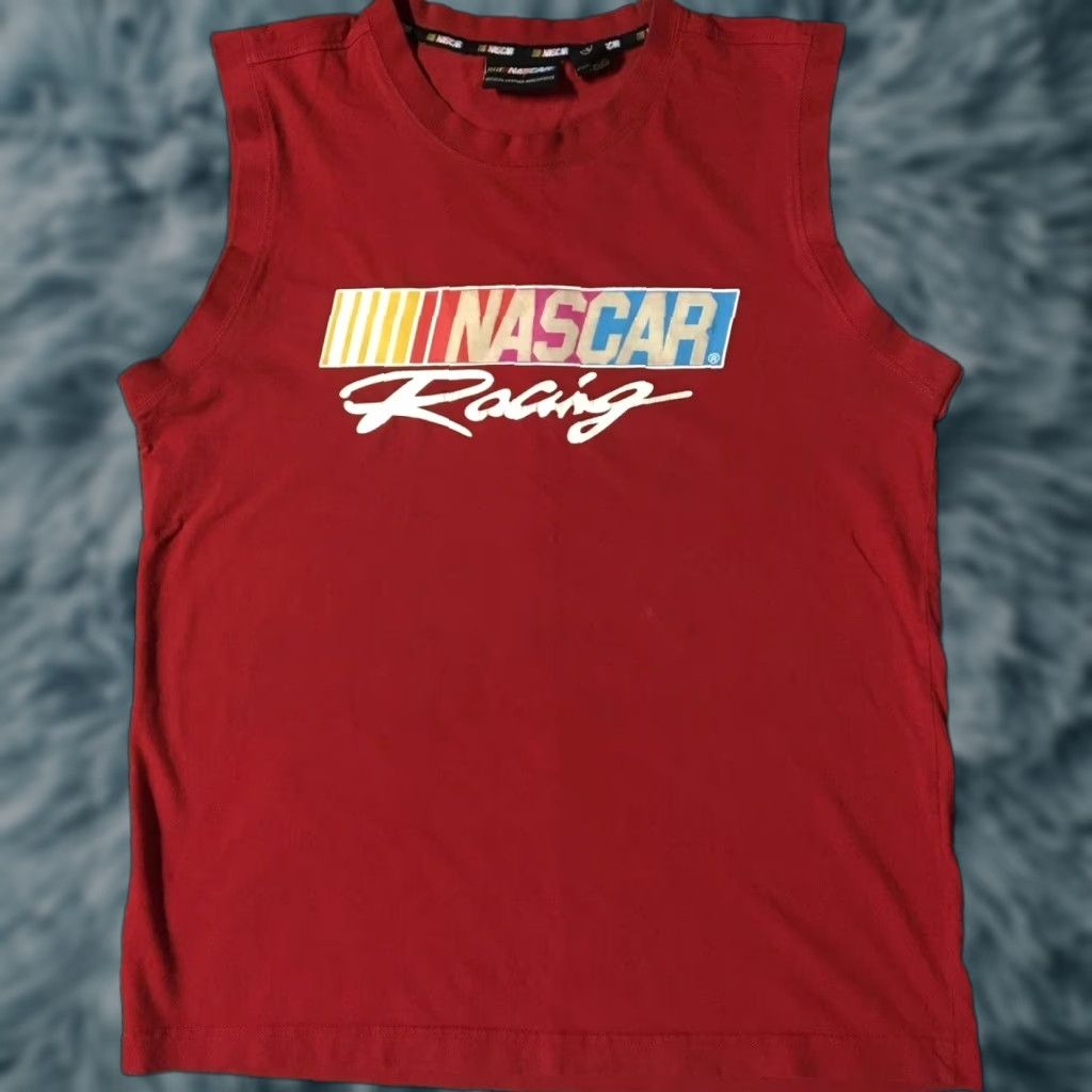 NASCAR VINTAGE NASCAR Racing Shirt Men Sleeveless Large Red USA Racing 90s Cars Beer Dale Earnhardt Driving Size US L / EU 52-54 / 3 - 1 Thumbnail