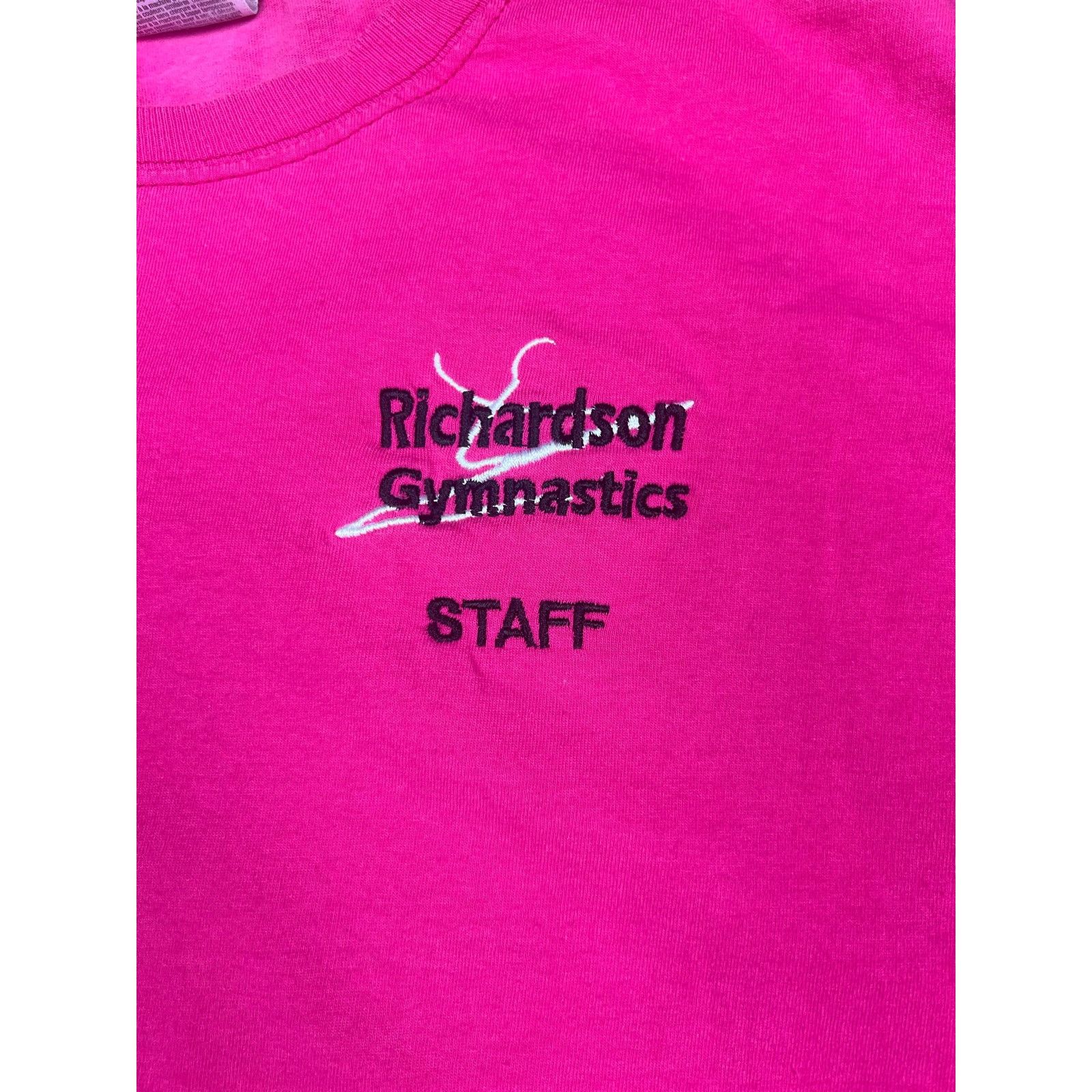 Vintage Vintage 90s Grunge Richardson Gymnastic Staff Shirt Medium Size M / US 6-8 / IT 42-44 - 3 Thumbnail