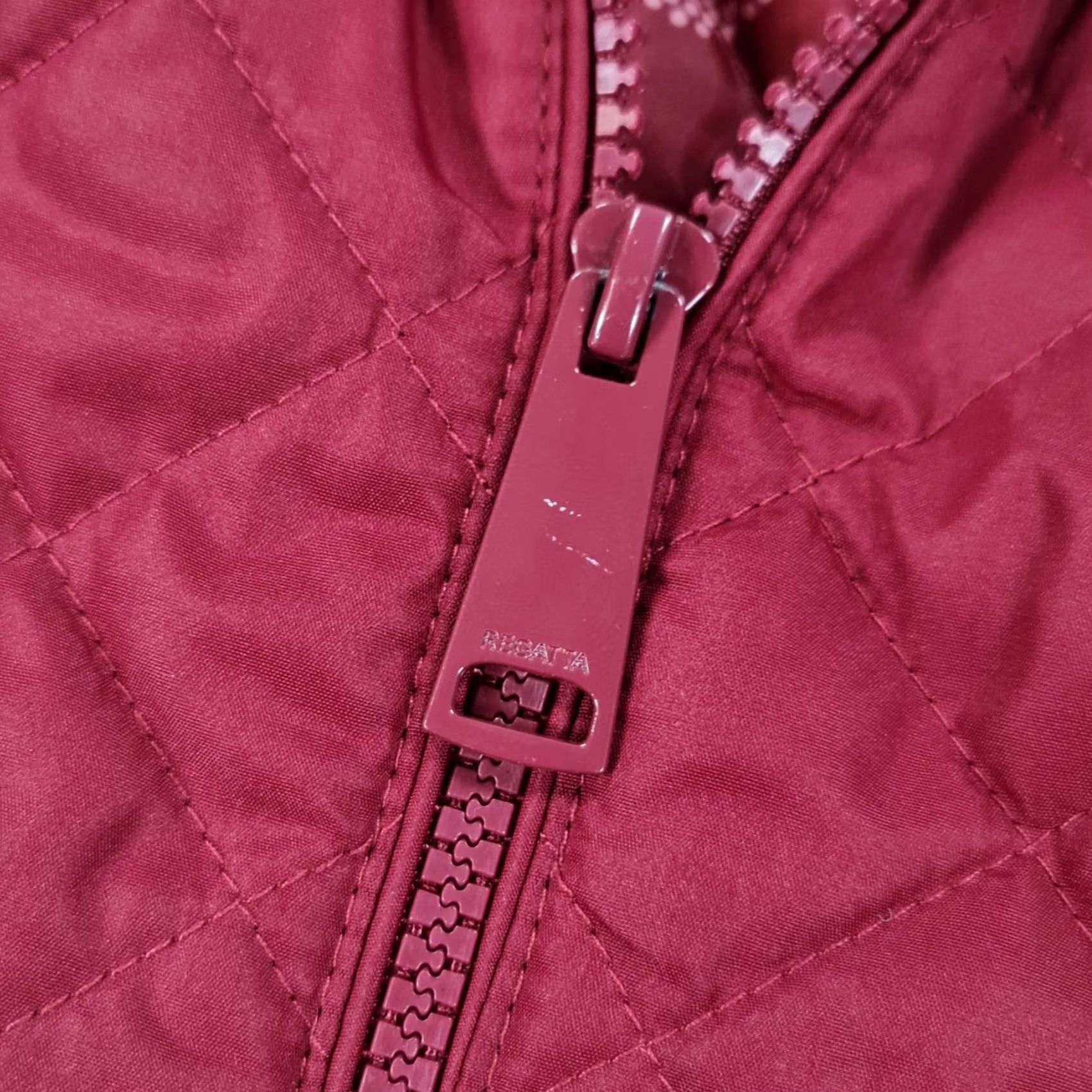 Vintage Regatta Womens Jacket Red Charleigh Quilted Insulated Full Zip 10 UK Size L / US 10 / IT 46 - 4 Thumbnail
