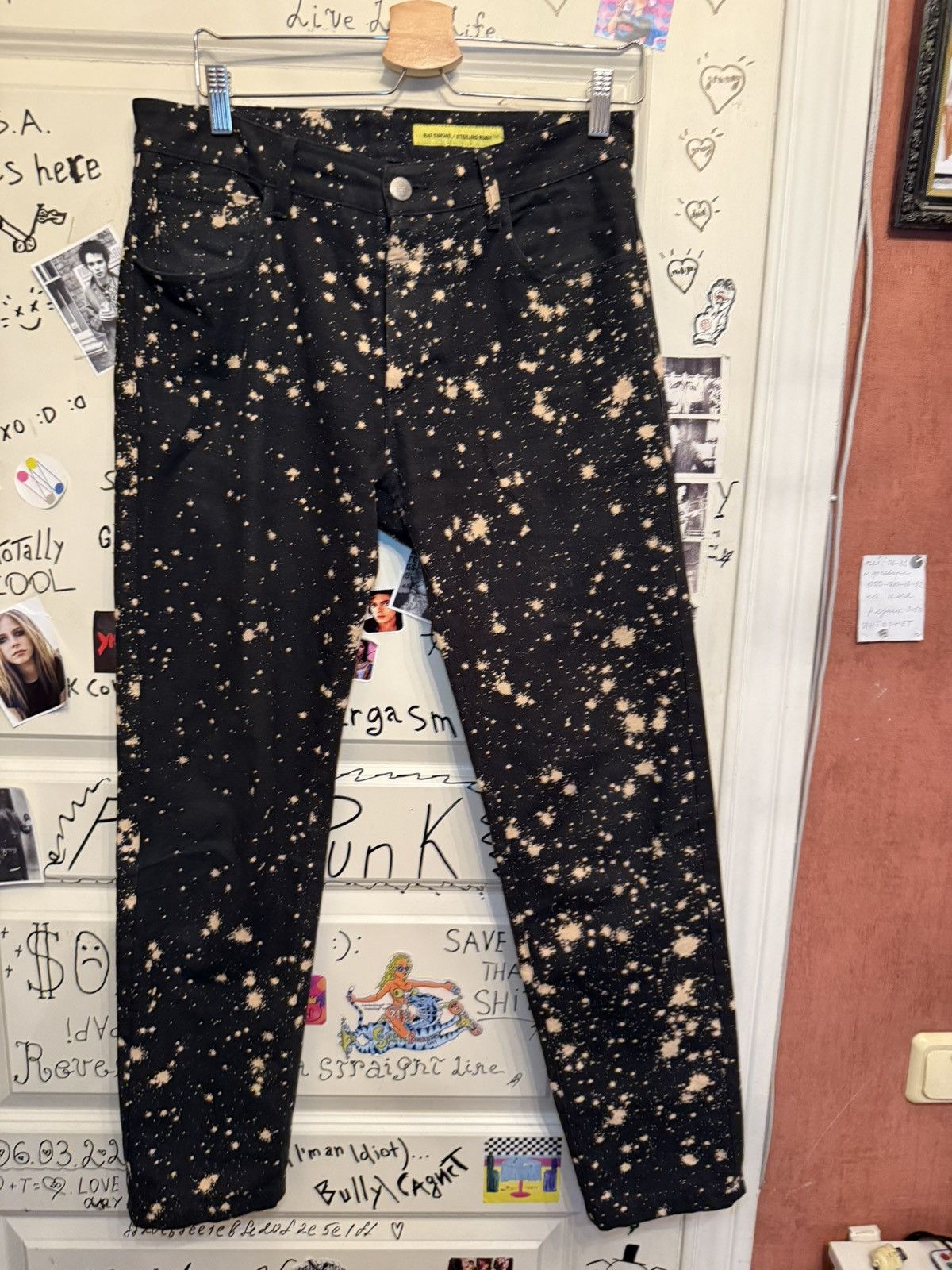 Raf Simons × Sterling Ruby Raf Simons X Sterling Ruby denim painted pants Size US 30 / EU 46 - 1 Thumbnail