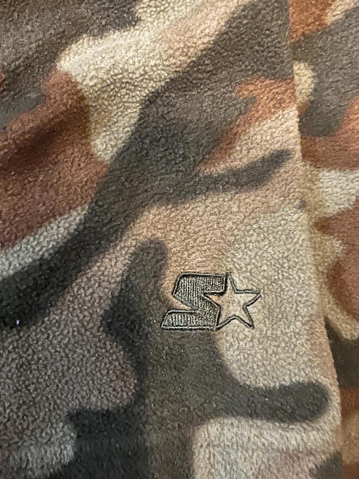 Unknown London Camouflage Half-Zip Pullover Fleece Jacket Size ONE SIZE - 4 Thumbnail