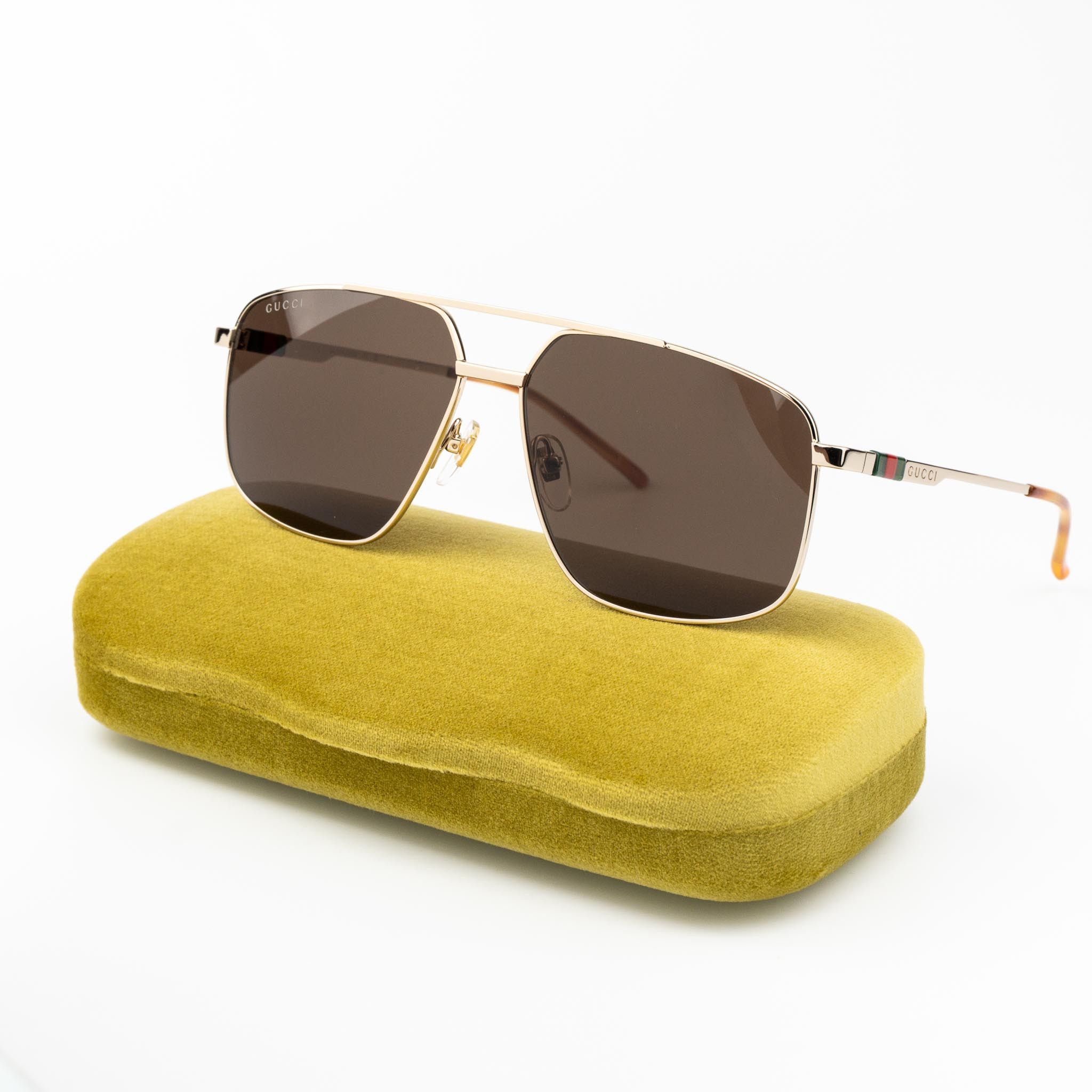 Gucci Gucci Men NAVIGATOR Sunglasses Aviator GG1676S 002 BRAND NEW Size ONE SIZE - 1 Thumbnail
