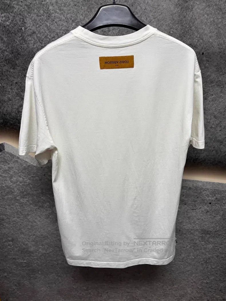 Louis Vuitton Louis Vuitton Flame graffiti logo short sleeve T-shirt Size US M / EU 48-50 / 2 - 2 Thumbnail