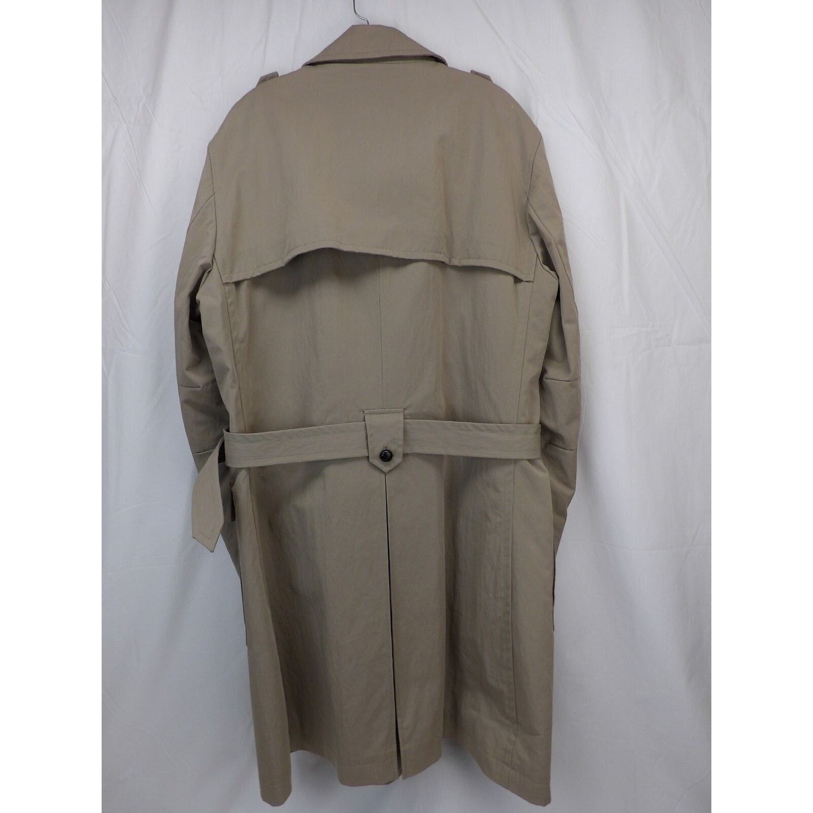 Dolce & Gabbana BEIGE COTTON BUTTON ZIPPER TRENCH EPAULET COAT 52 42 ITALY Size US L / EU 52-54 / 3 - 2 Thumbnail
