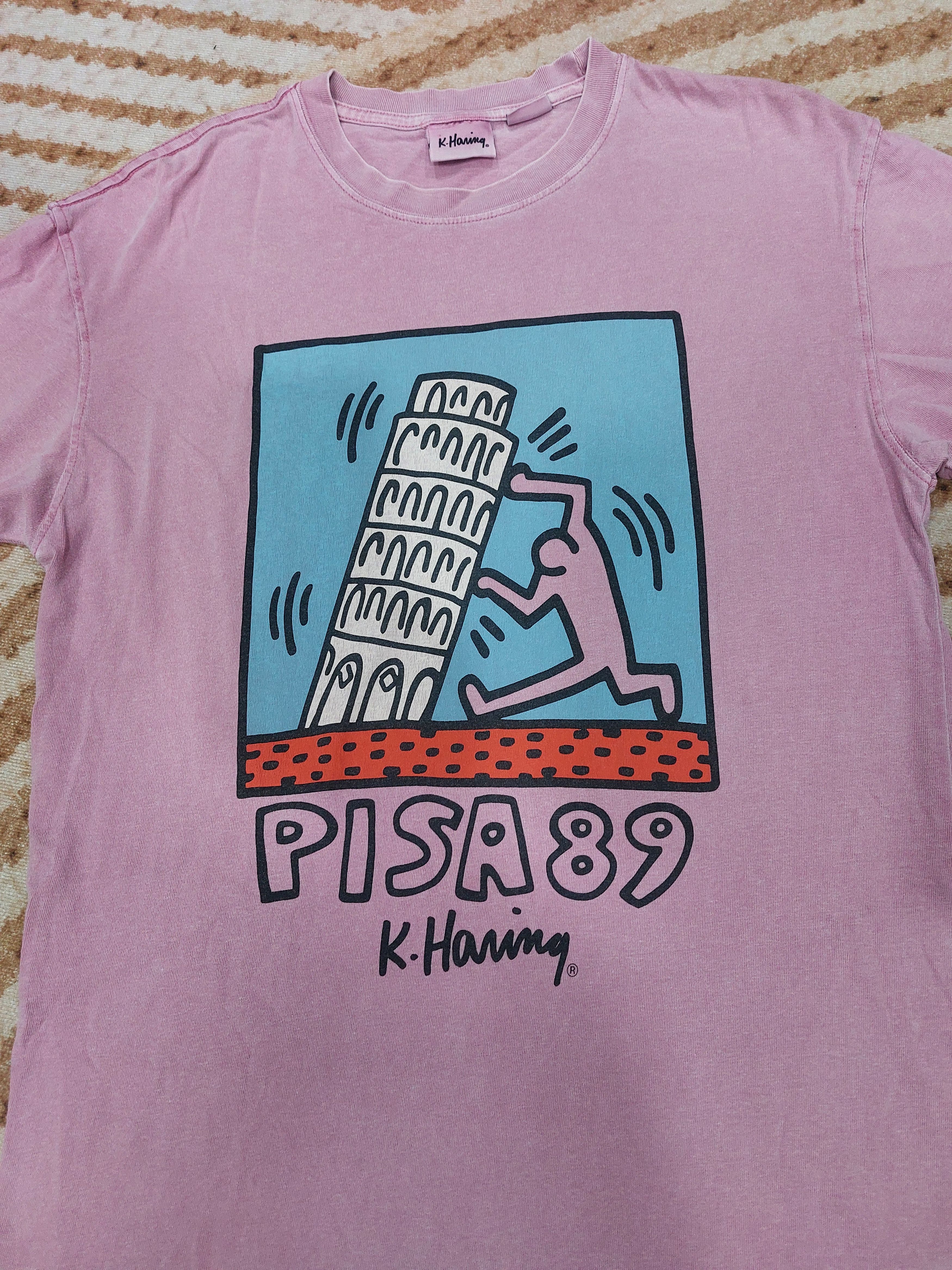 Keith Haring PISA 89 KEITH HARING SUNFAFED TEE Size US M / EU 48-50 / 2 - 4 Thumbnail