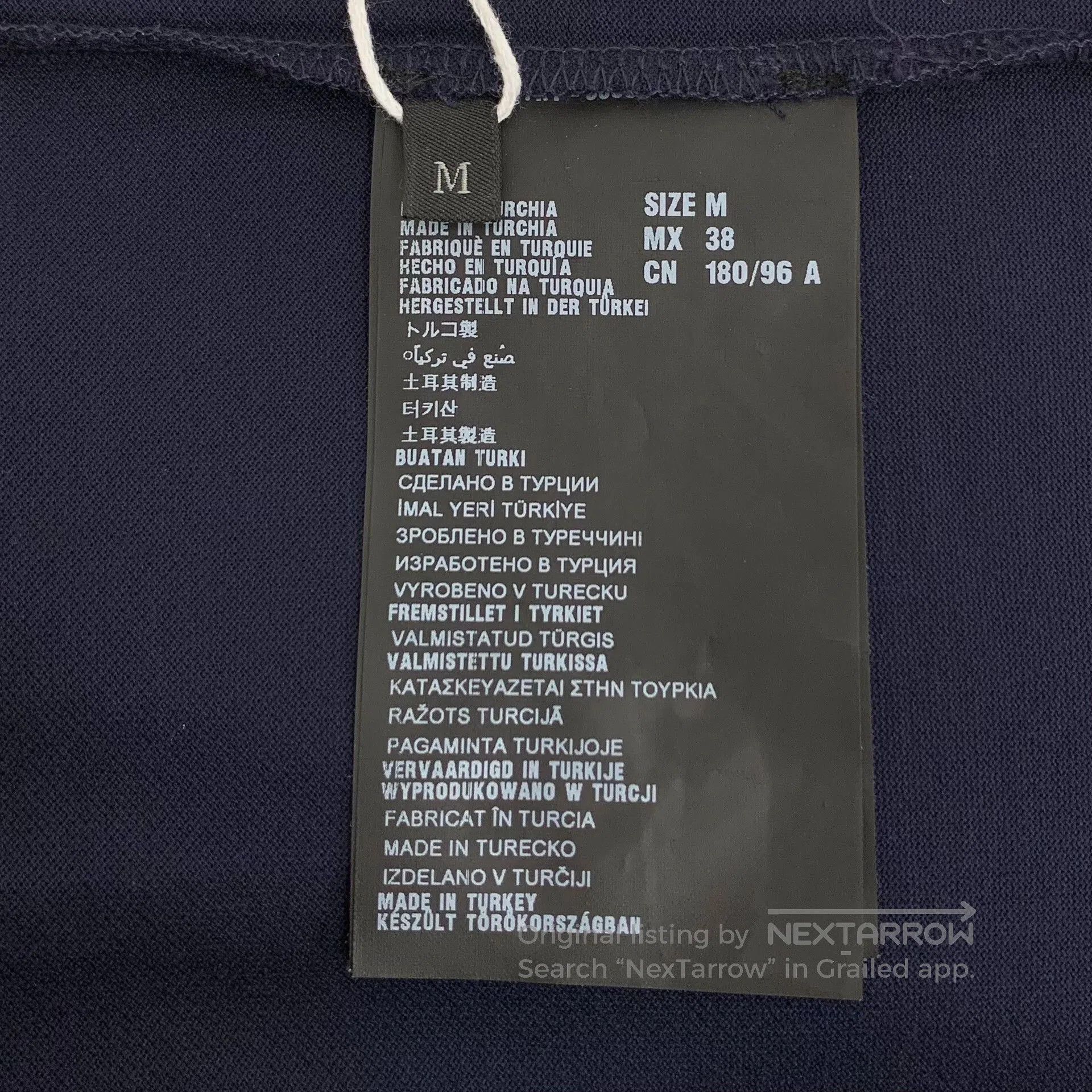Prada Prada Navy Cotton Short-Sleeve Polo Shirt. Size US M / EU 48-50 / 2 - 8 Thumbnail