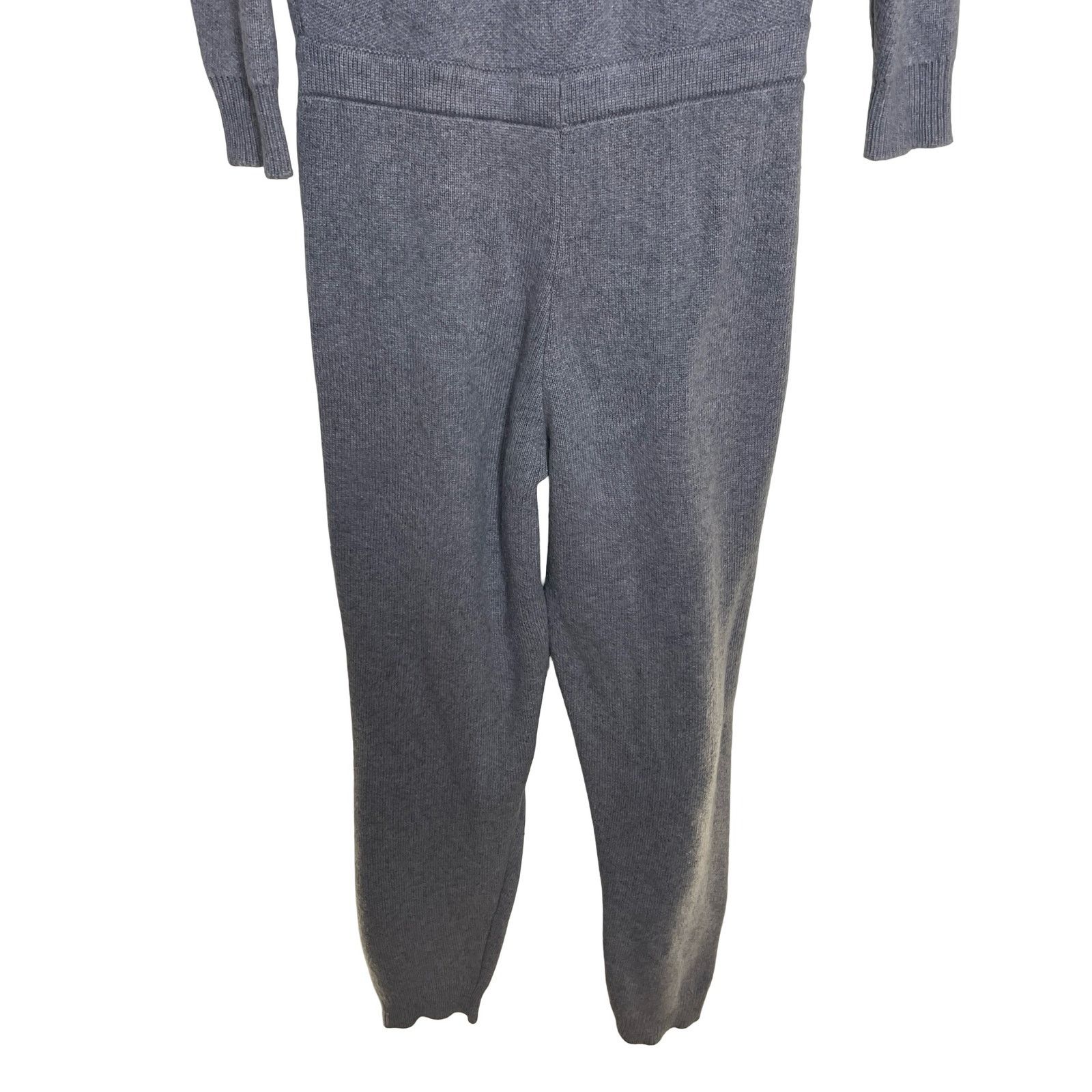 SER.O.YA SEROYA Ser.O.Ya Grey Knitted Cashmere Wool WREN JUMPSUIT M Size 28" / US 6 / IT 42 - 6 Thumbnail