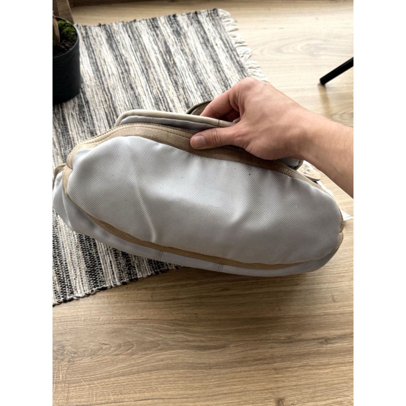 George Gina & Lucy VINTAGE GGL George Gina & Lucy Tote Bag Women Medium Gray Clay 90s City Classic Retro Designer US Streetwear Tote Bag Size ONE SIZE - 6 Thumbnail