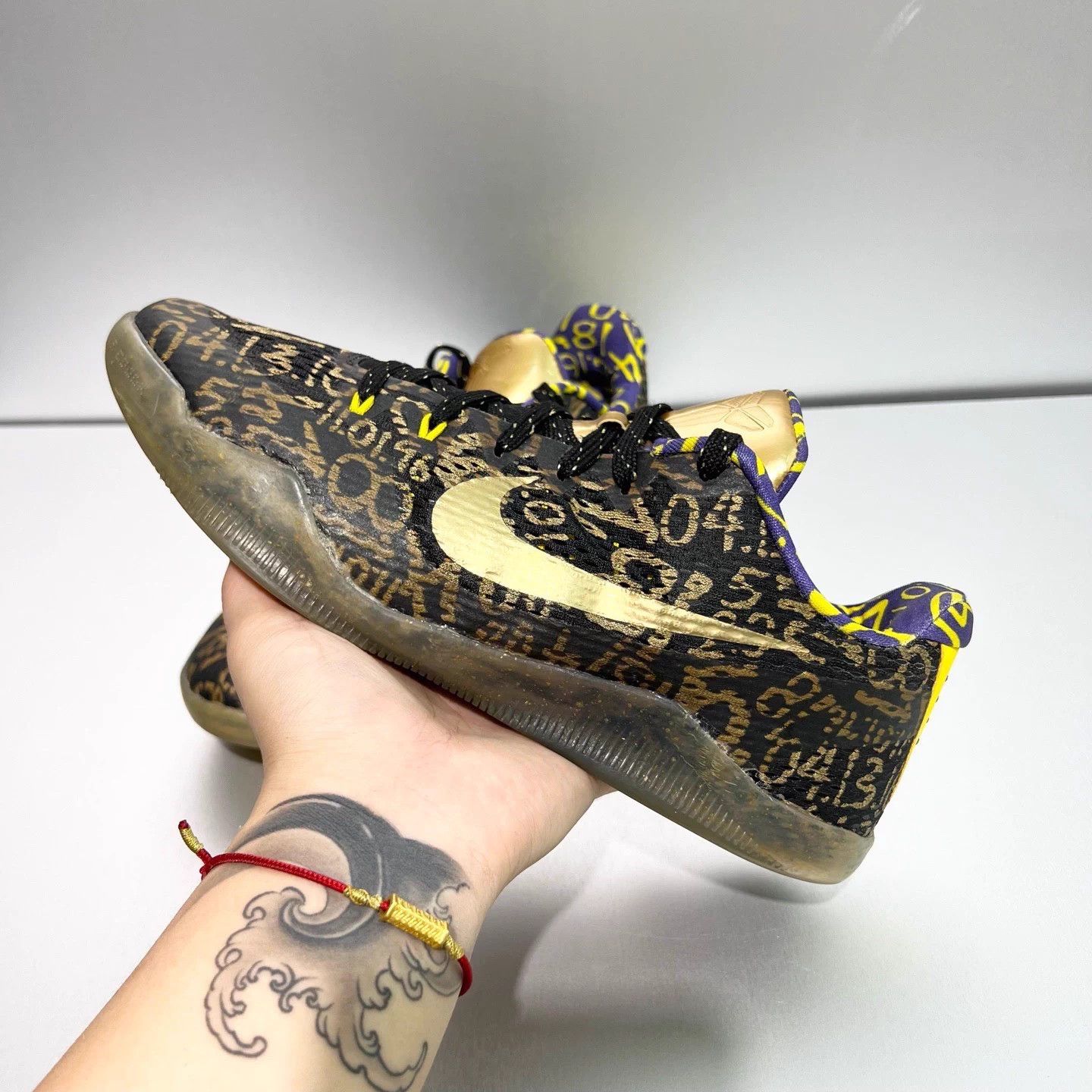 Nike zk11 id Black Gold 44.5 Re-glued, little wear D3366 Size US 11.5 / EU 44-45 - 9 Thumbnail