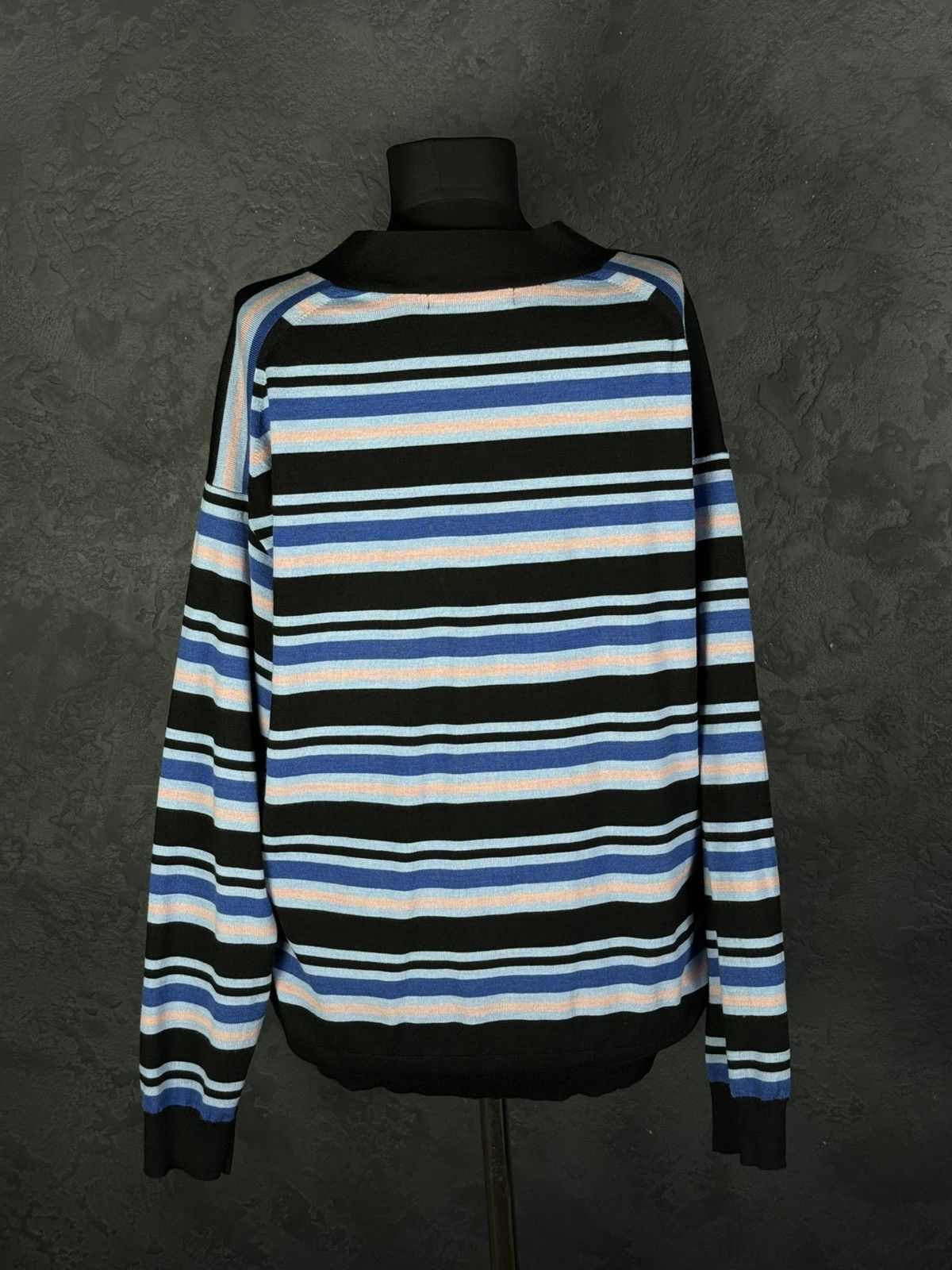Marni × Uniqlo MARNI X Uniqlo Wool Striped Cardigan Sweater Men’s Size M Size M / US 6-8 / IT 42-44 - 11 Thumbnail