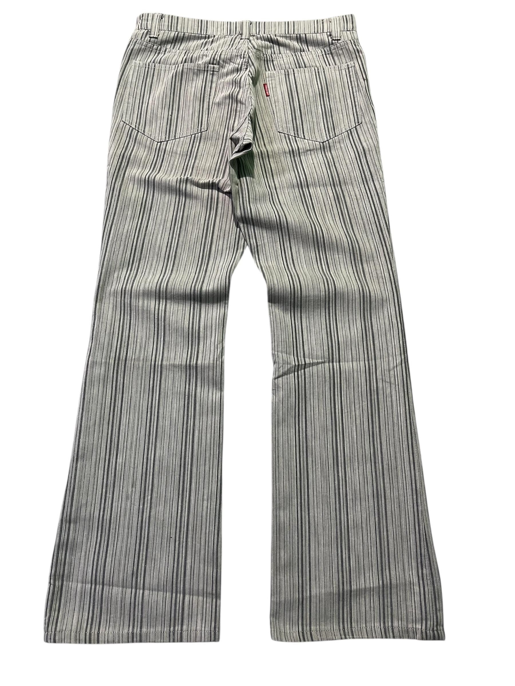 Tornado Mart Tornado Mart Flare Stripes Denim Size US 30 / EU 46 - 4 Thumbnail