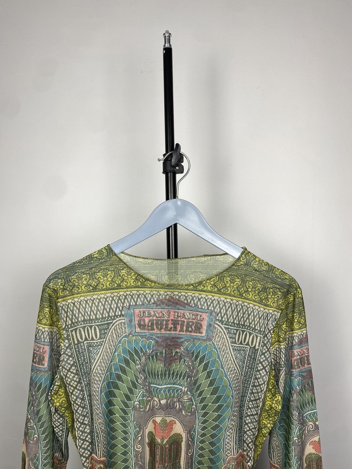 Designer × Japanese Brand STYLE ❗️Save The Queen Jean Paul Gaultier Mesh Top Blouses Size S / US 4 / IT 40 - 2 Thumbnail
