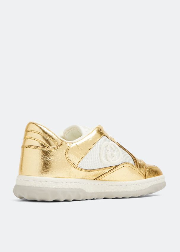 Gucci o1s1wg110425 MAC80 Sneakers in White & Gold Size US 6.5 / IT 36.5 - 2 Thumbnail