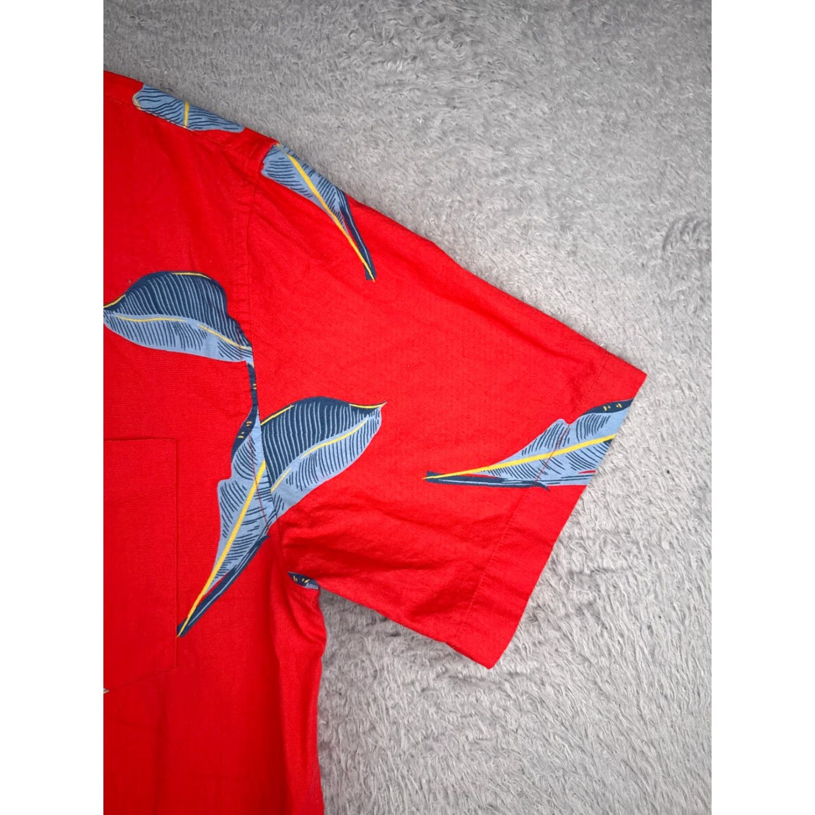 Vintage Molokai Surf Co Hawaiian Shirt Adult Large Blue Floral Cotton Slim Fit Size US L / EU 52-54 / 3 - 2 Thumbnail