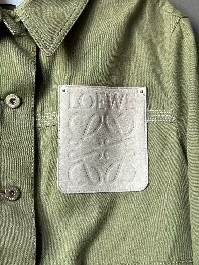 Loewe LOEWE Green label logo trench coat Size 4XL / US 24-26 - 3 Thumbnail