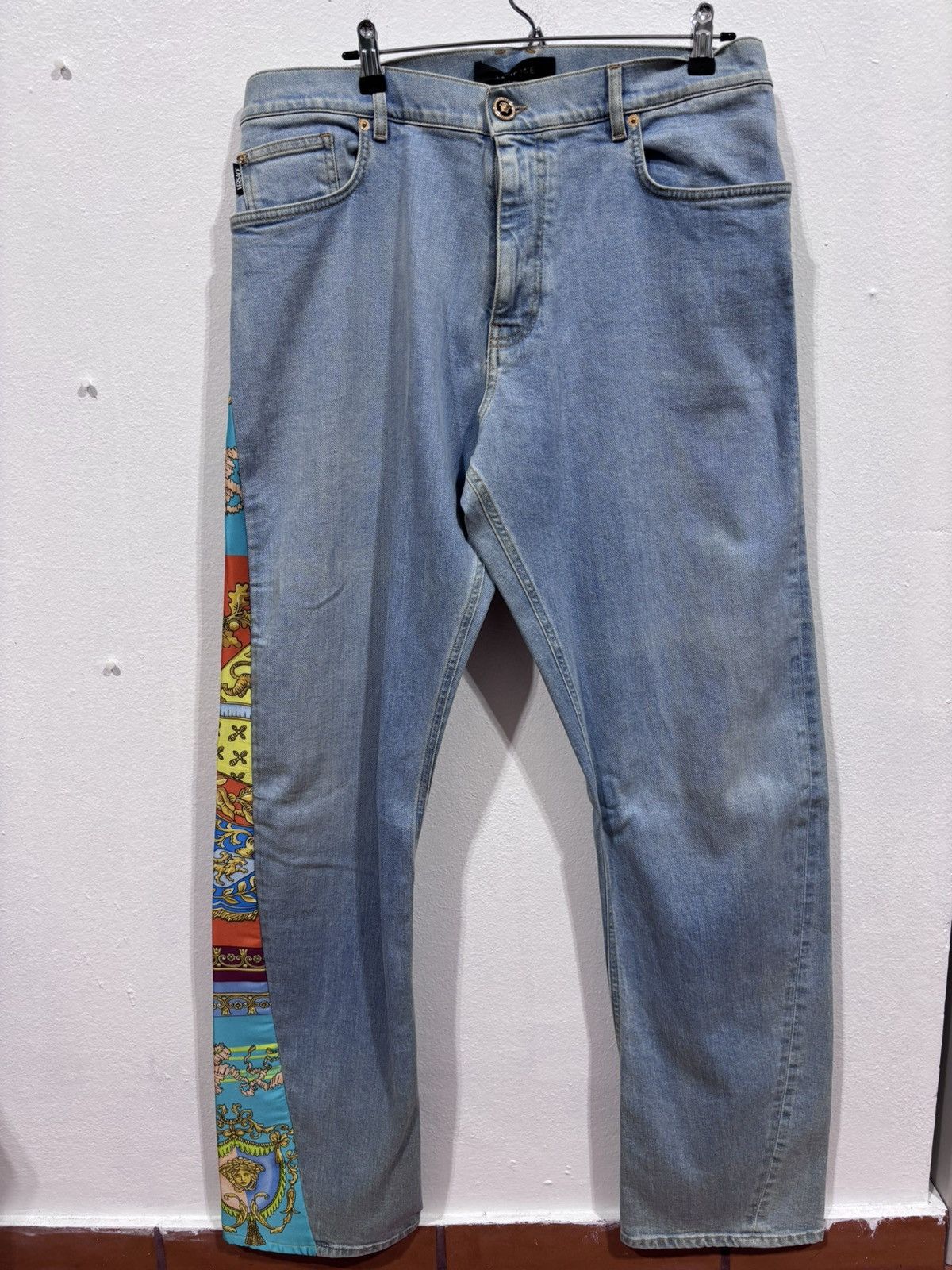 Versace Versace Blue Royal Rebellion Jeans Size US 34 / EU 50 - 1 Thumbnail