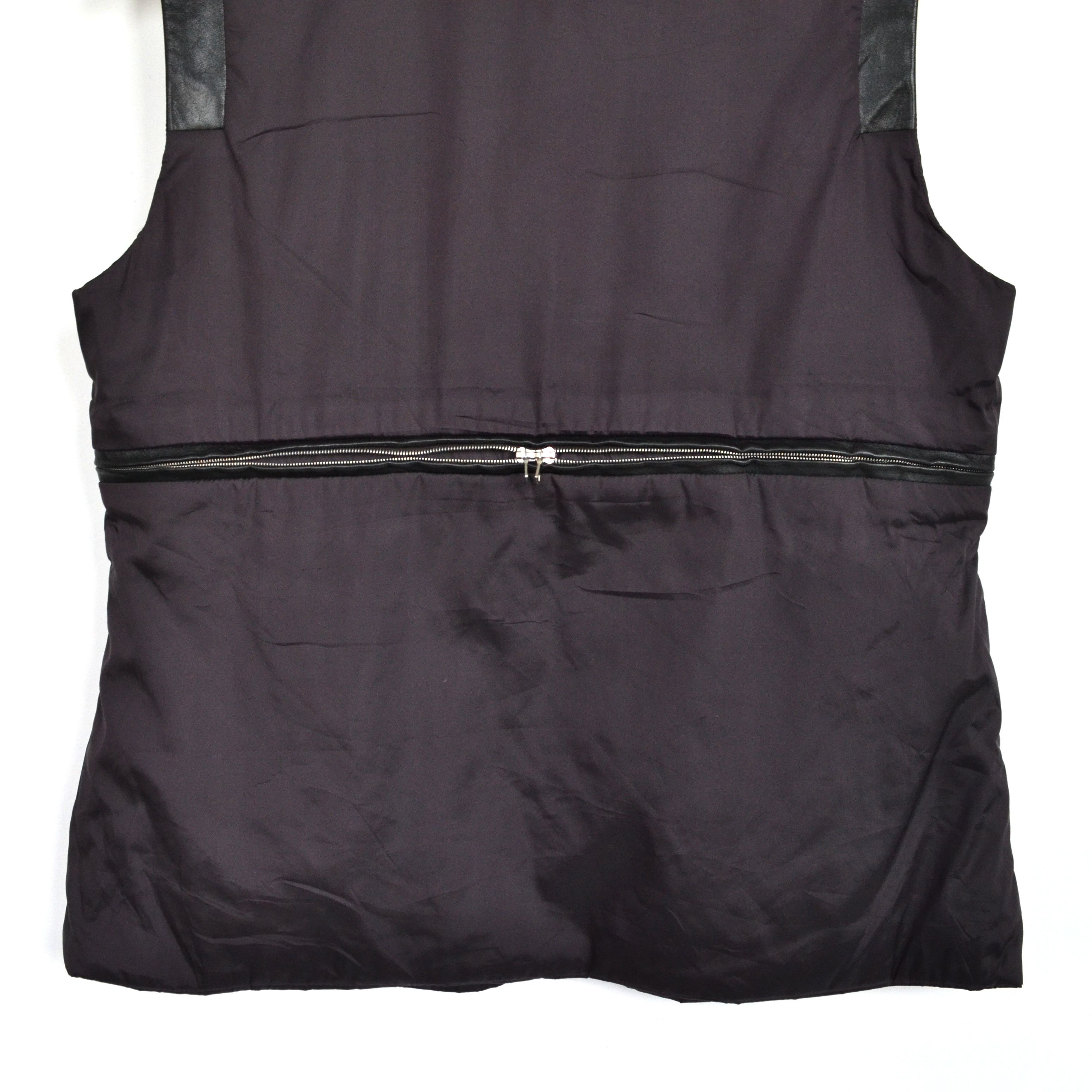 Jil Sander JIL SANDER Vest Jacket Vintage Nylon Leather RAF SIMONS Size US S / EU 44-46 / 1 - 5 Thumbnail